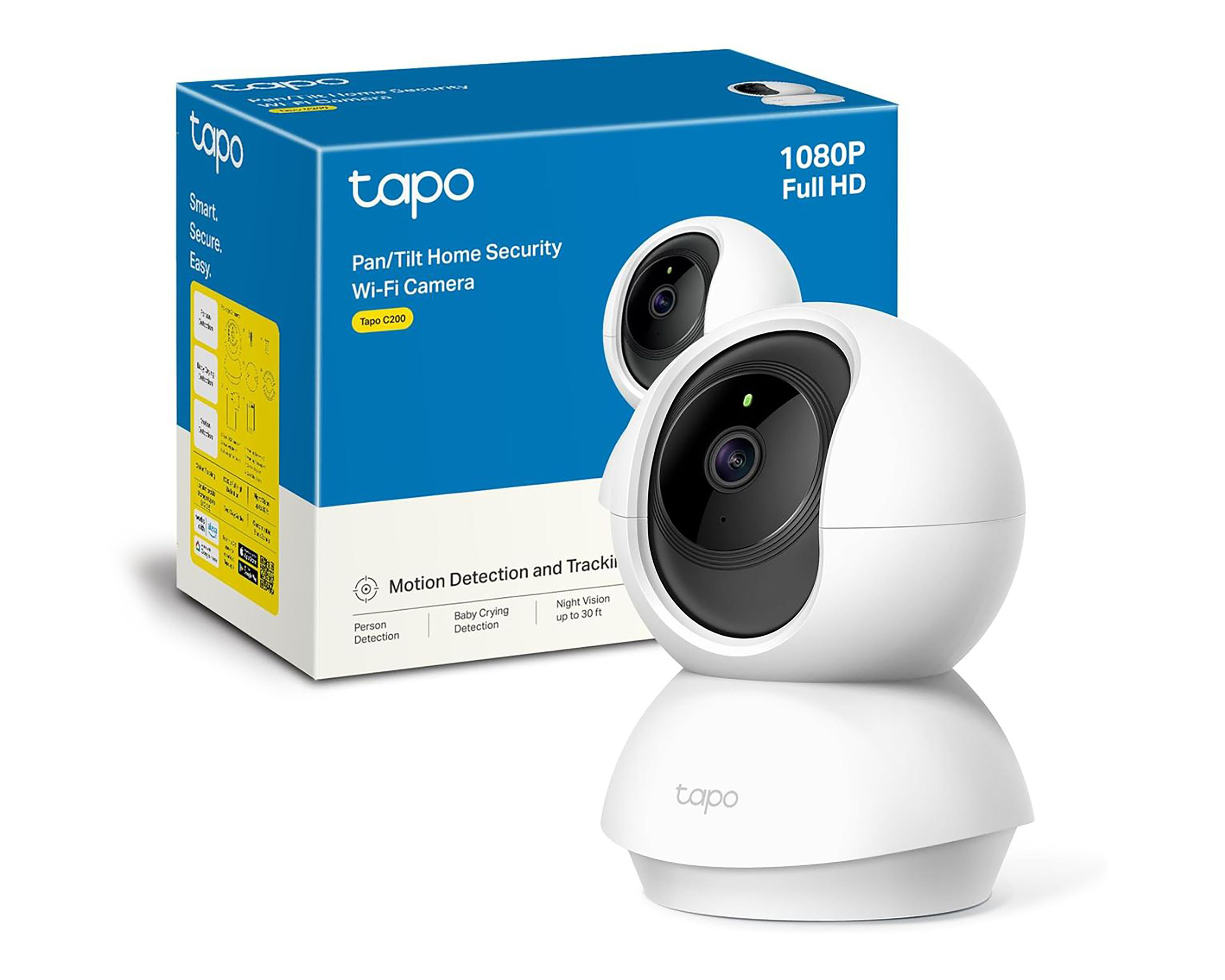 Foto 2 | Cámara de Seguridad Tapo C200 Blanca
