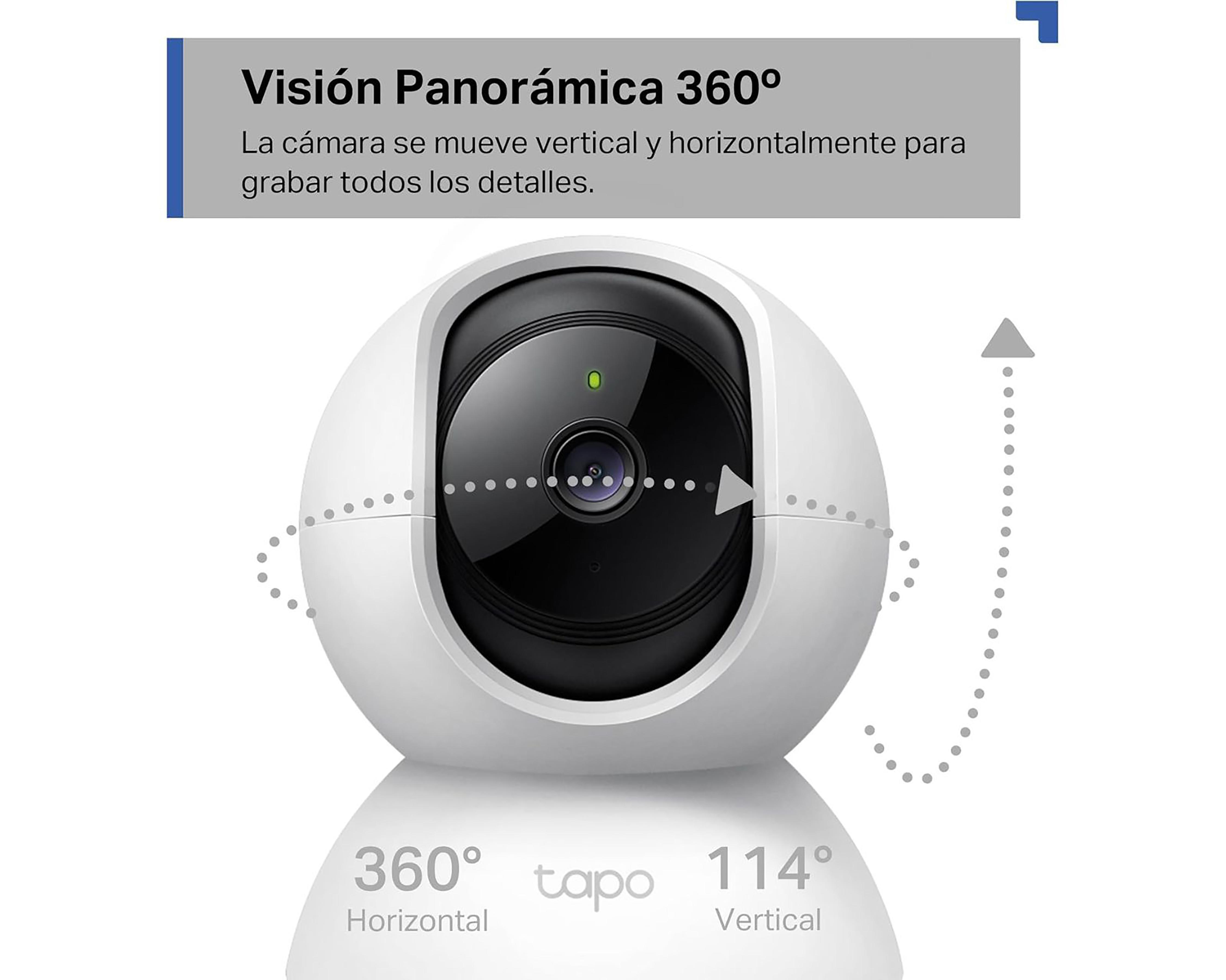 Foto 4 | Cámara de Seguridad Tapo C200 Blanca