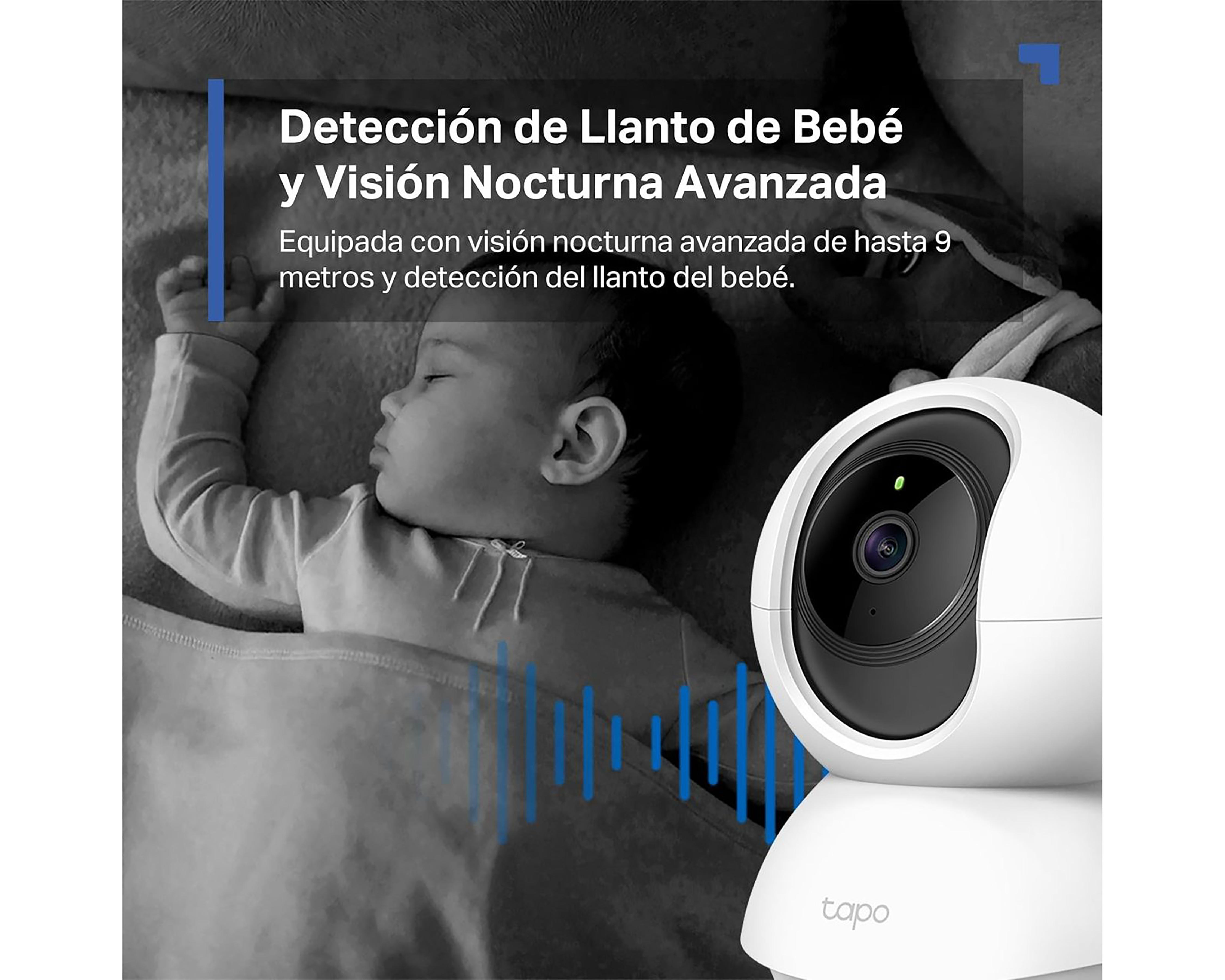 Foto 9 | Cámara de Seguridad Tapo C200 Blanca