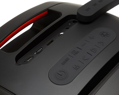 Foto 4 | Bocina Bluetooth Gecko Boom Party Kube 5,000 W con Luces