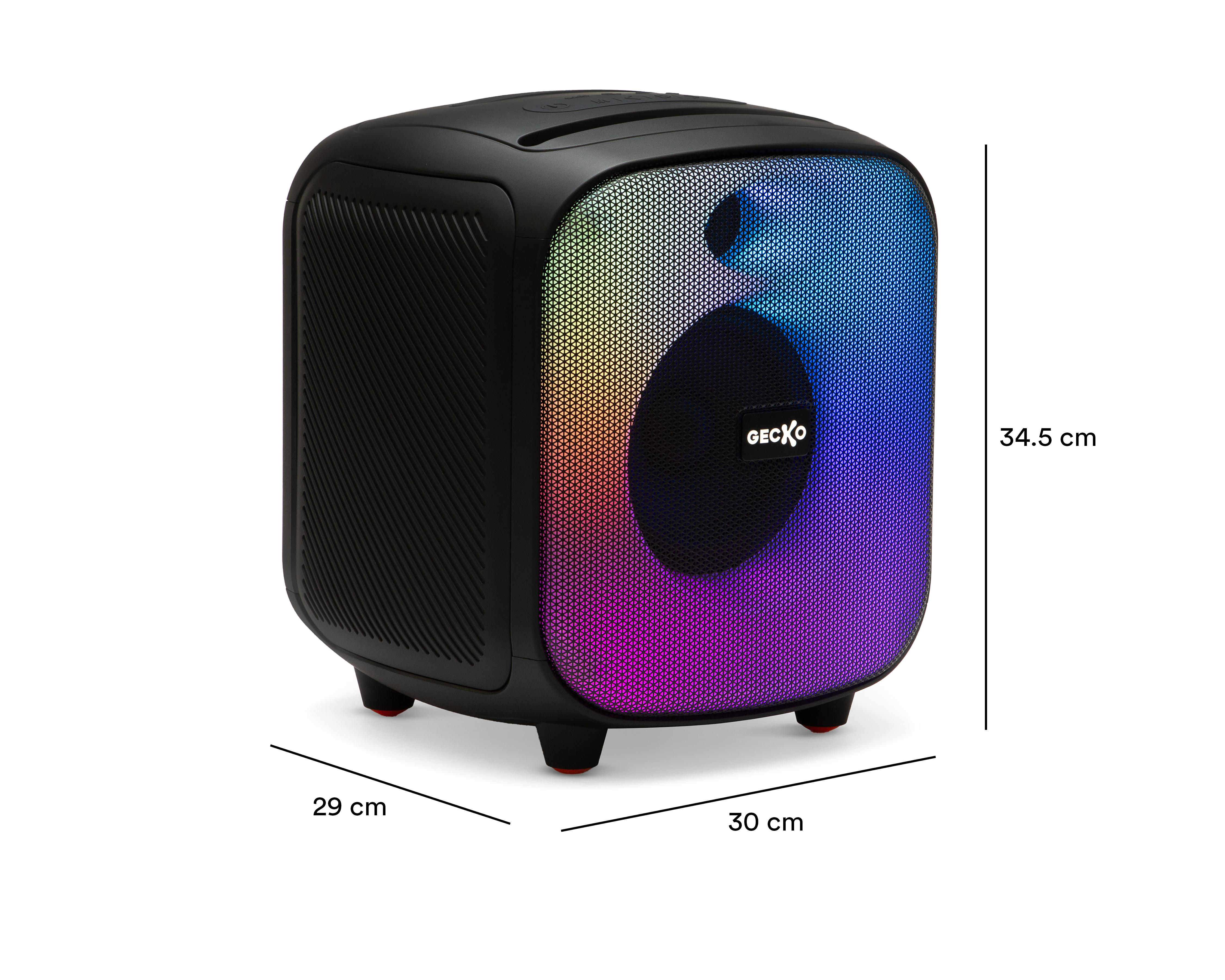 Foto 6 | Bocina Bluetooth Gecko Boom Party Kube 5,000 W con Luces