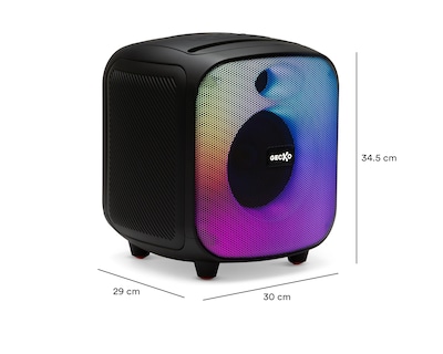 Foto 6 | Bocina Bluetooth Gecko Boom Party Kube 5,000 W con Luces