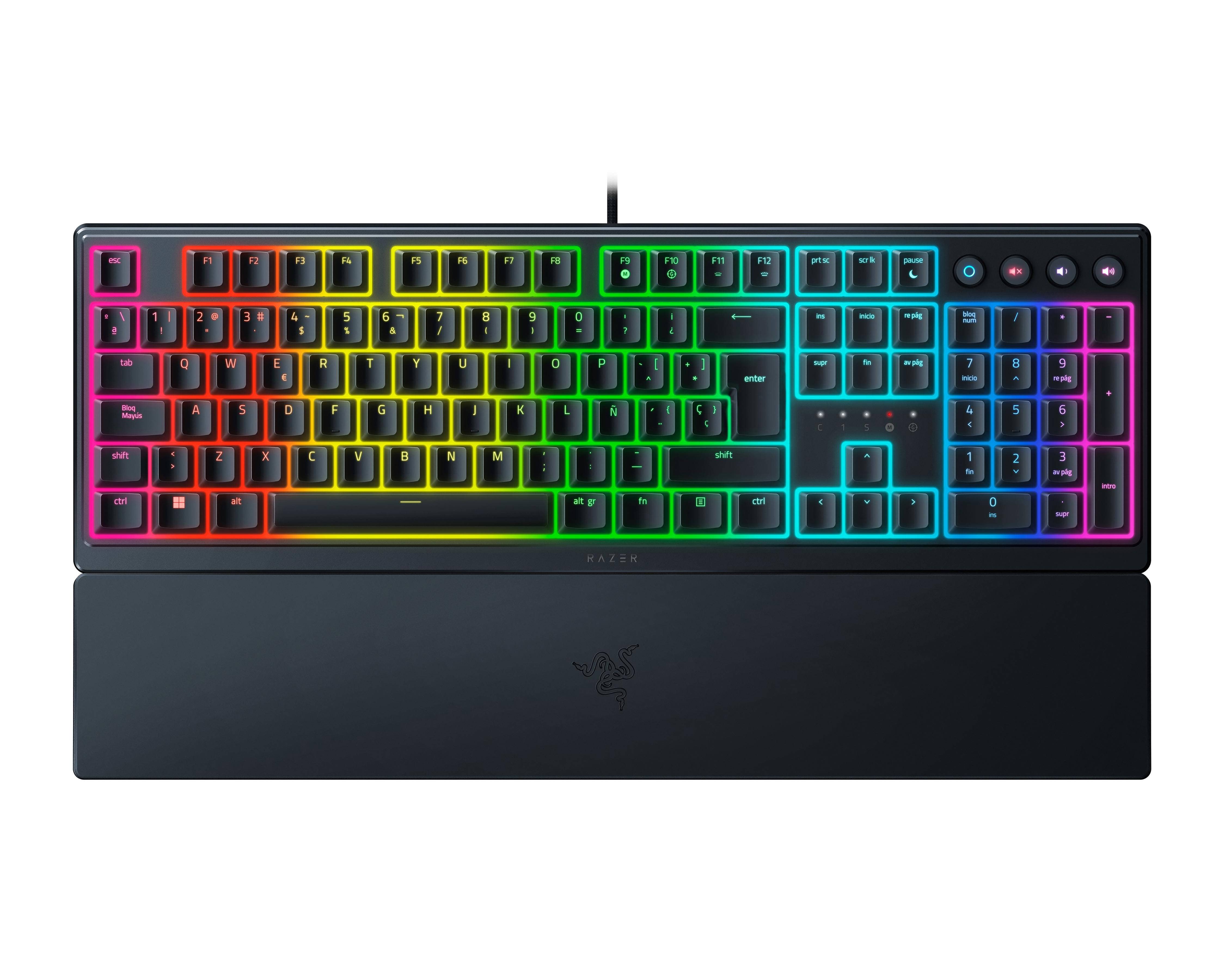 Foto 1 | Teclado Gamer Alámbrico Razer Ornata V3
