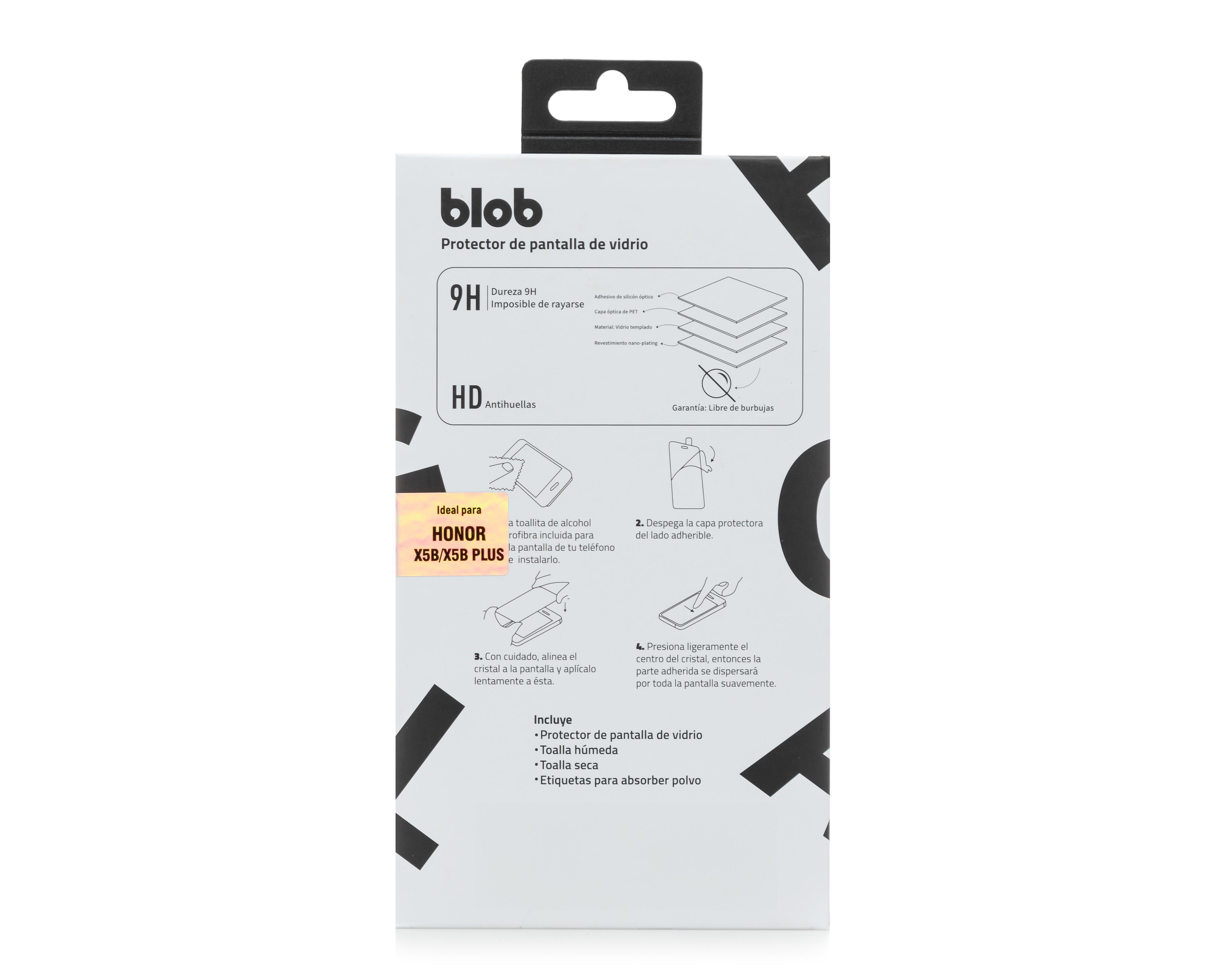Foto 3 pulgar | Protector de Pantalla Blob para Honor X5B/X5B Plus