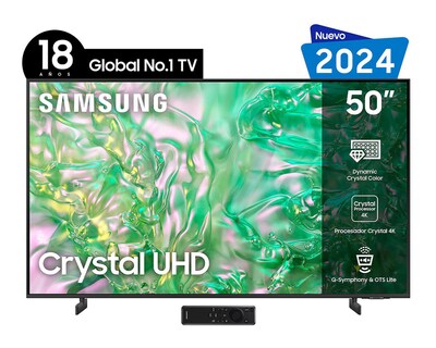 Foto 1 | Pantalla Smart TV Samsung Crystal 50 Pulgadas UHD UN50DU8000FXZX