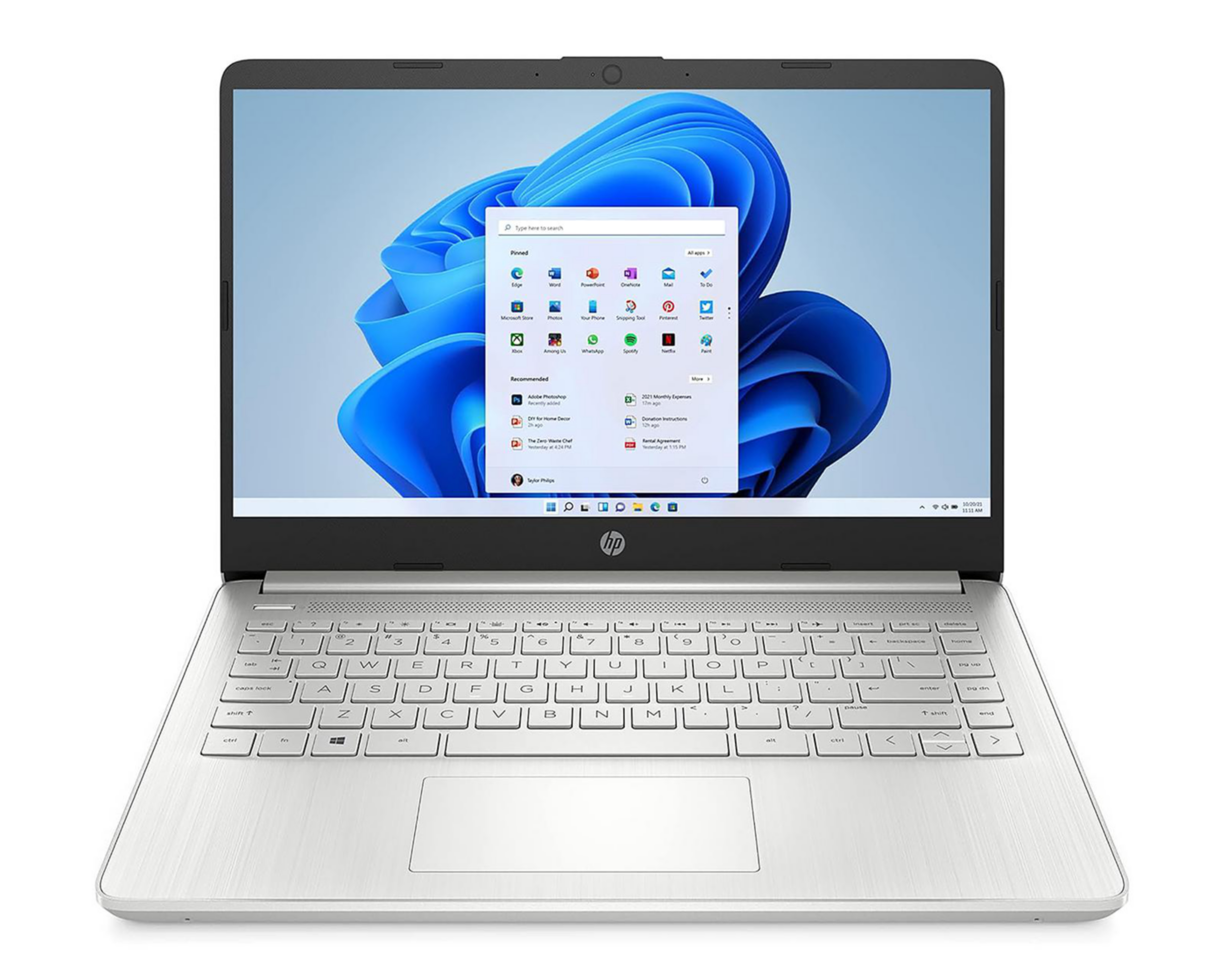Laptop HP 14-DQ5037LA 14 Pulgadas Windows 11 Home Intel Core i3 16 GB RAM 512 GB SSD Plateado $12,999