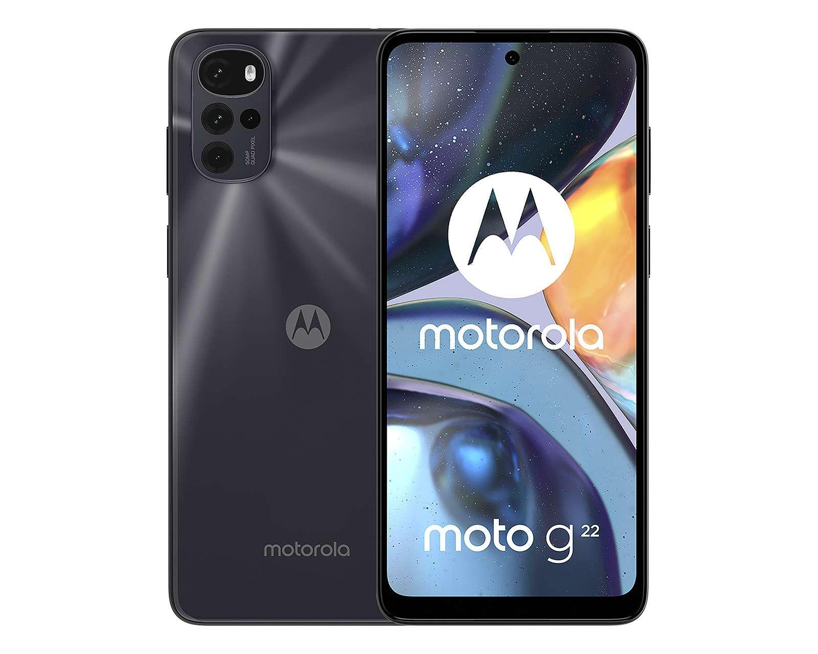 Telcel Motorola Moto G22 128 GB Negro $3,799