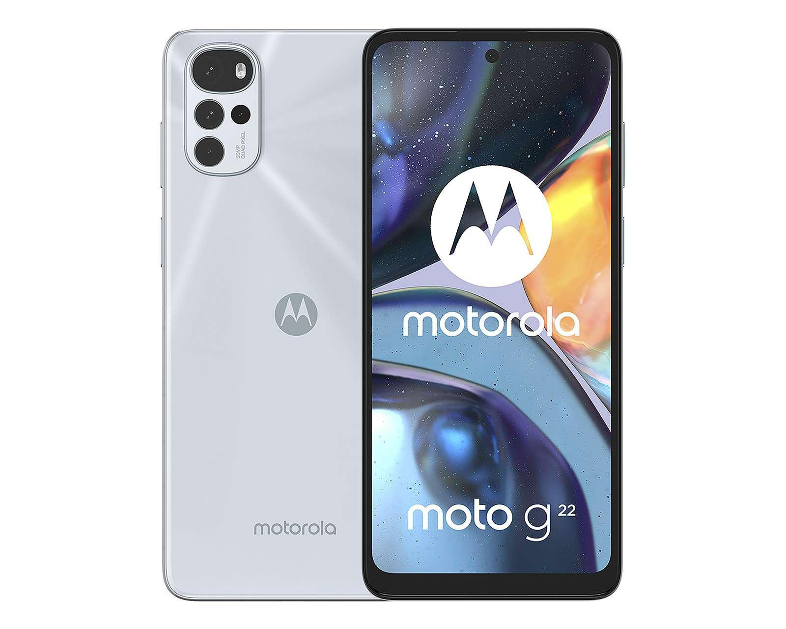 Celular Motorola Desbloqueado Moto G22 128 GB Blanco