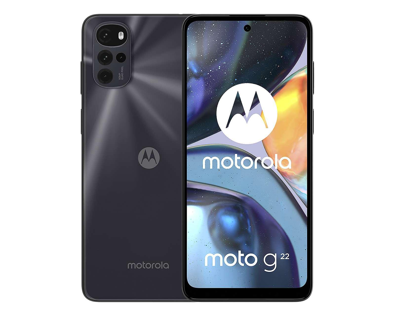 Celular Motorola Desbloqueado Moto G22 128 GB Negro