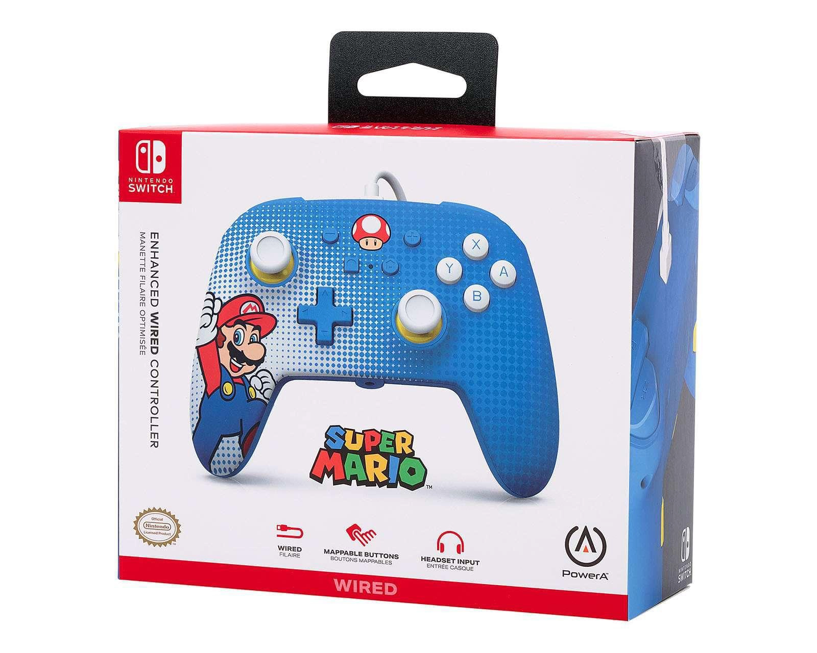 Foto 4 pulgar | Control Alámbrico para Nintendo Switch Power A Azul Nuevo