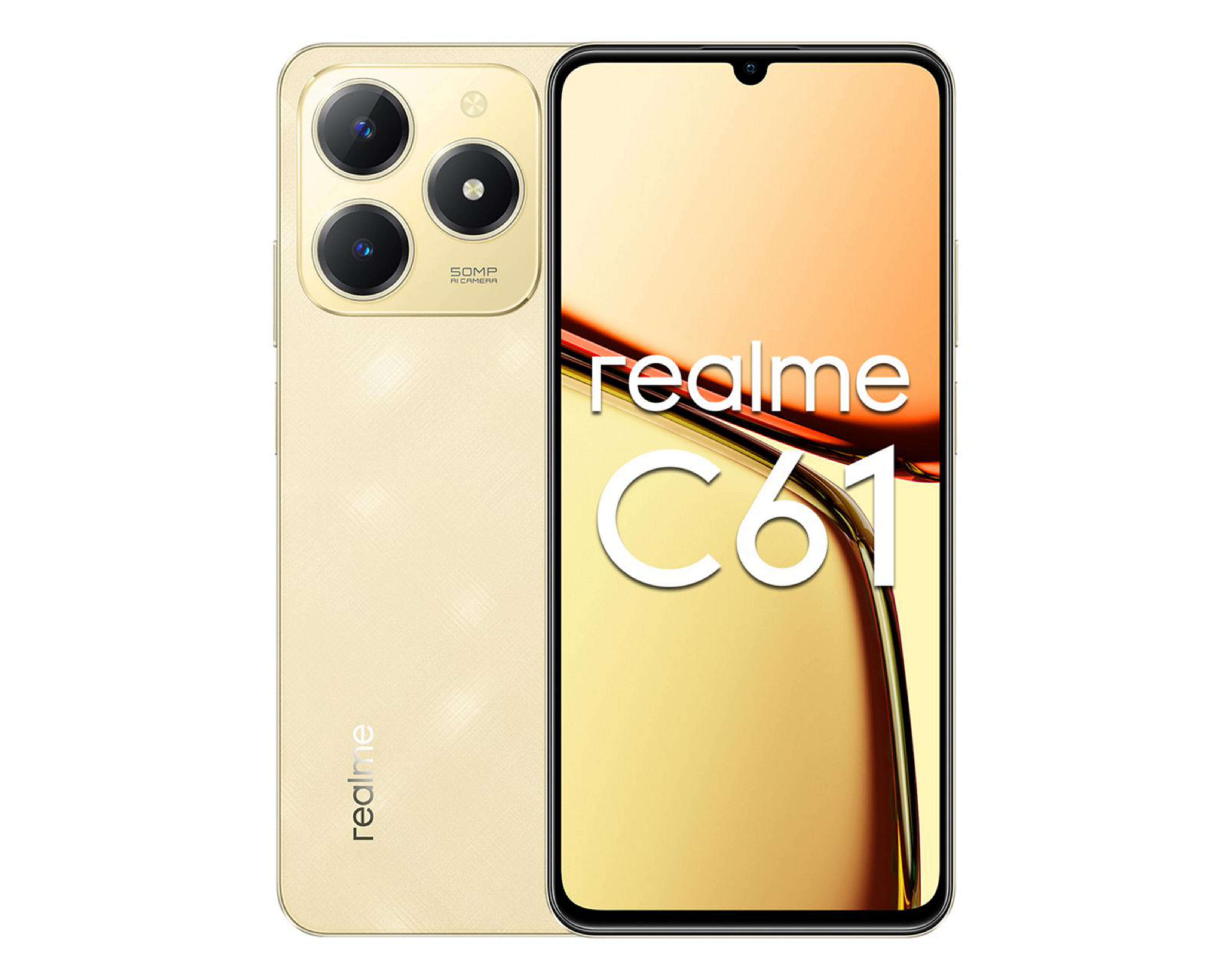 Foto 2 pulgar | Telcel Realme C61 256 GB Dorado