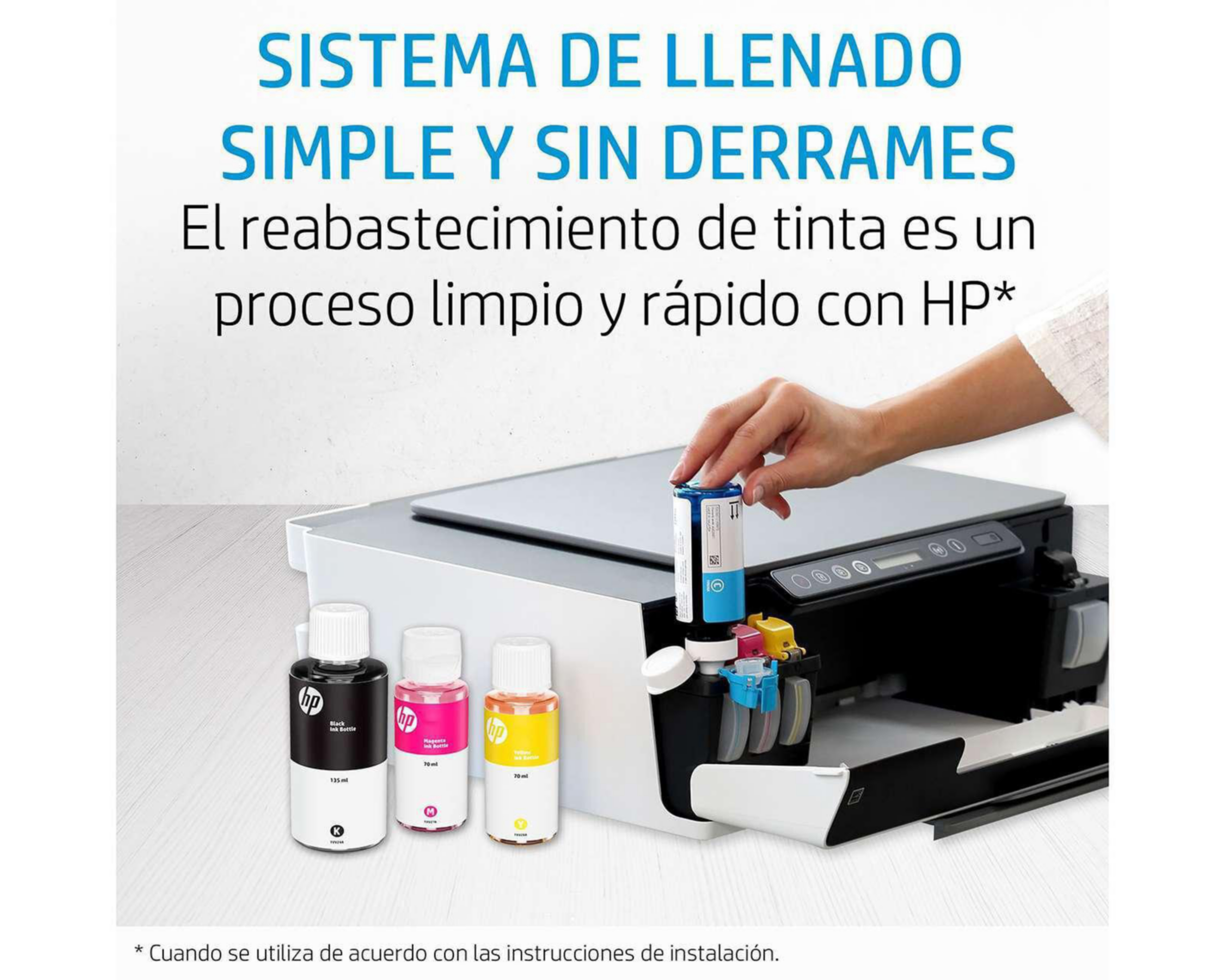 Foto 5 pulgar | Botella de Tinta Original HP M0H57AL GT51 Negro