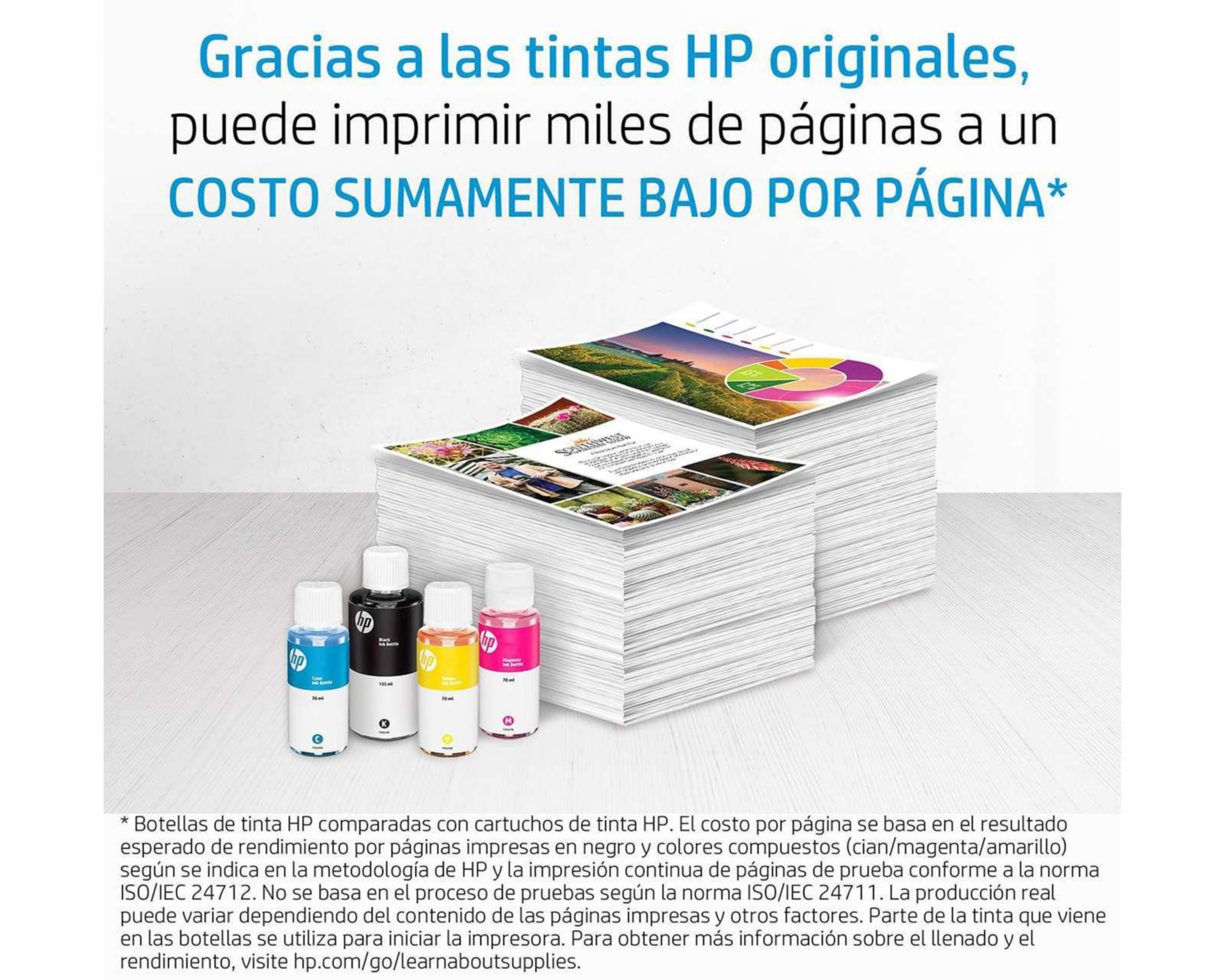 Foto 6 pulgar | Botella de Tinta Original HP M0H57AL GT51 Negro