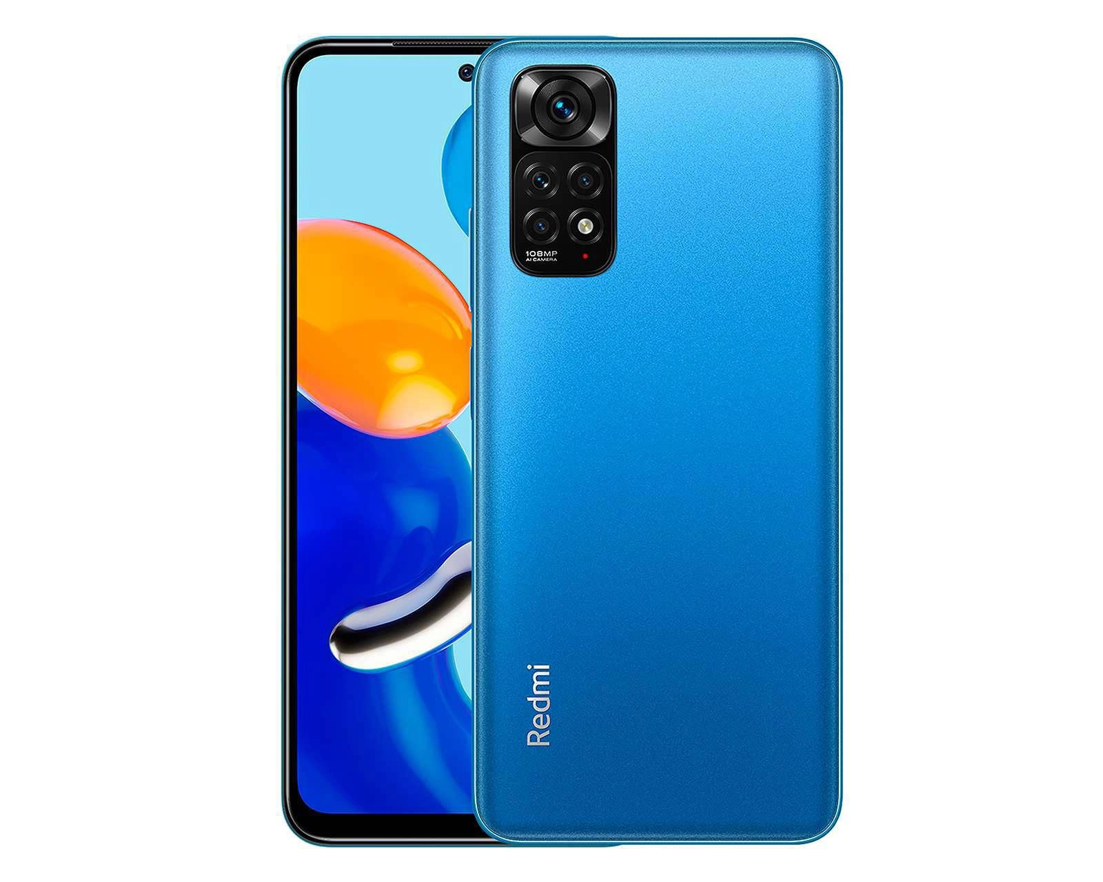 Foto 2 pulgar | Movistar Xiaomi Redmi Note 11S 128 GB Azul