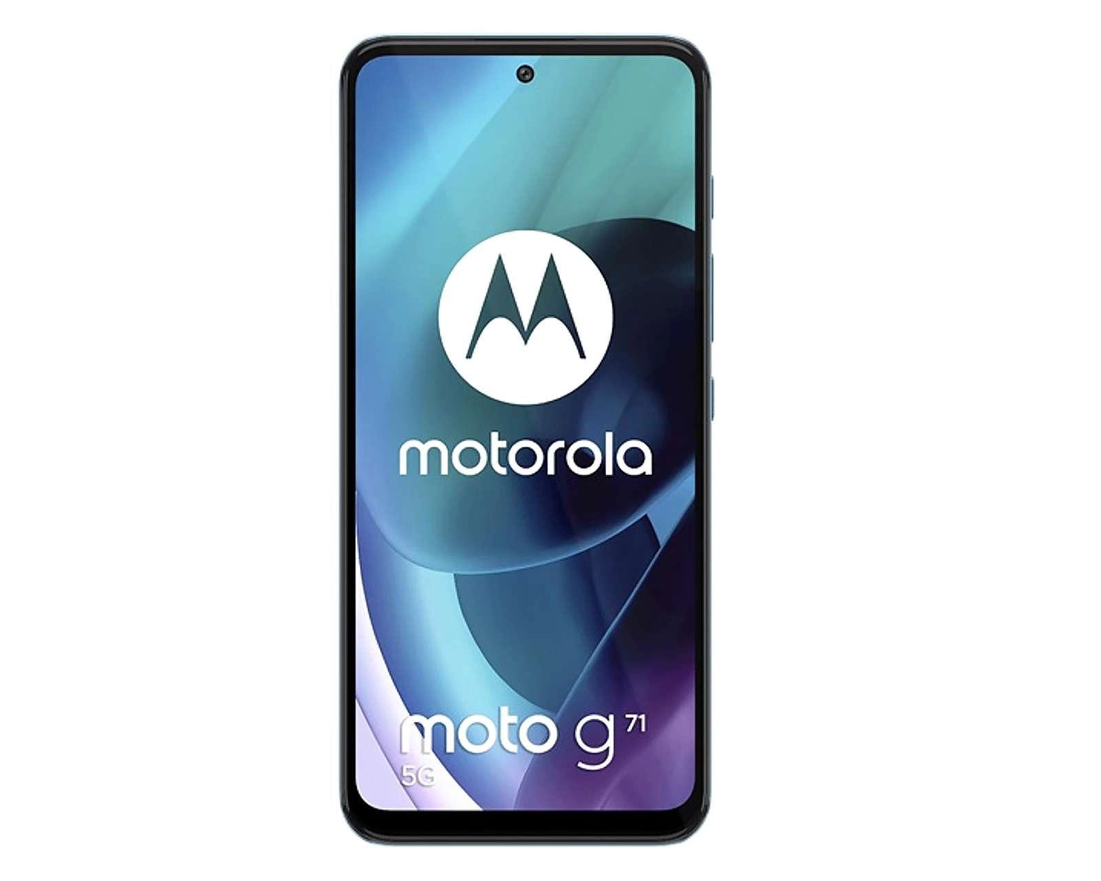 Foto 4 pulgar | Movistar Motorola Moto G71 128 GB Azul