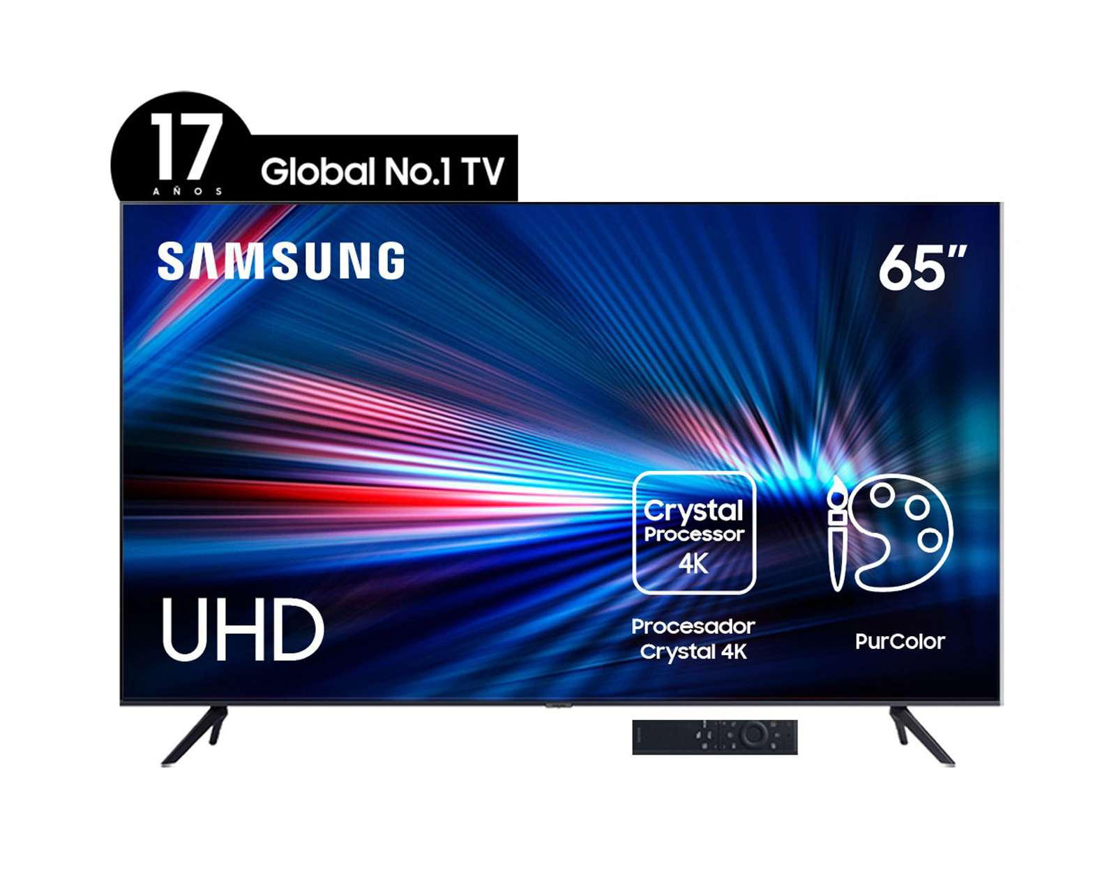 Foto 2 pulgar | Pantalla LED Samsung 65" Ultra HD 4K Smart TV UN65AU7000FXZX