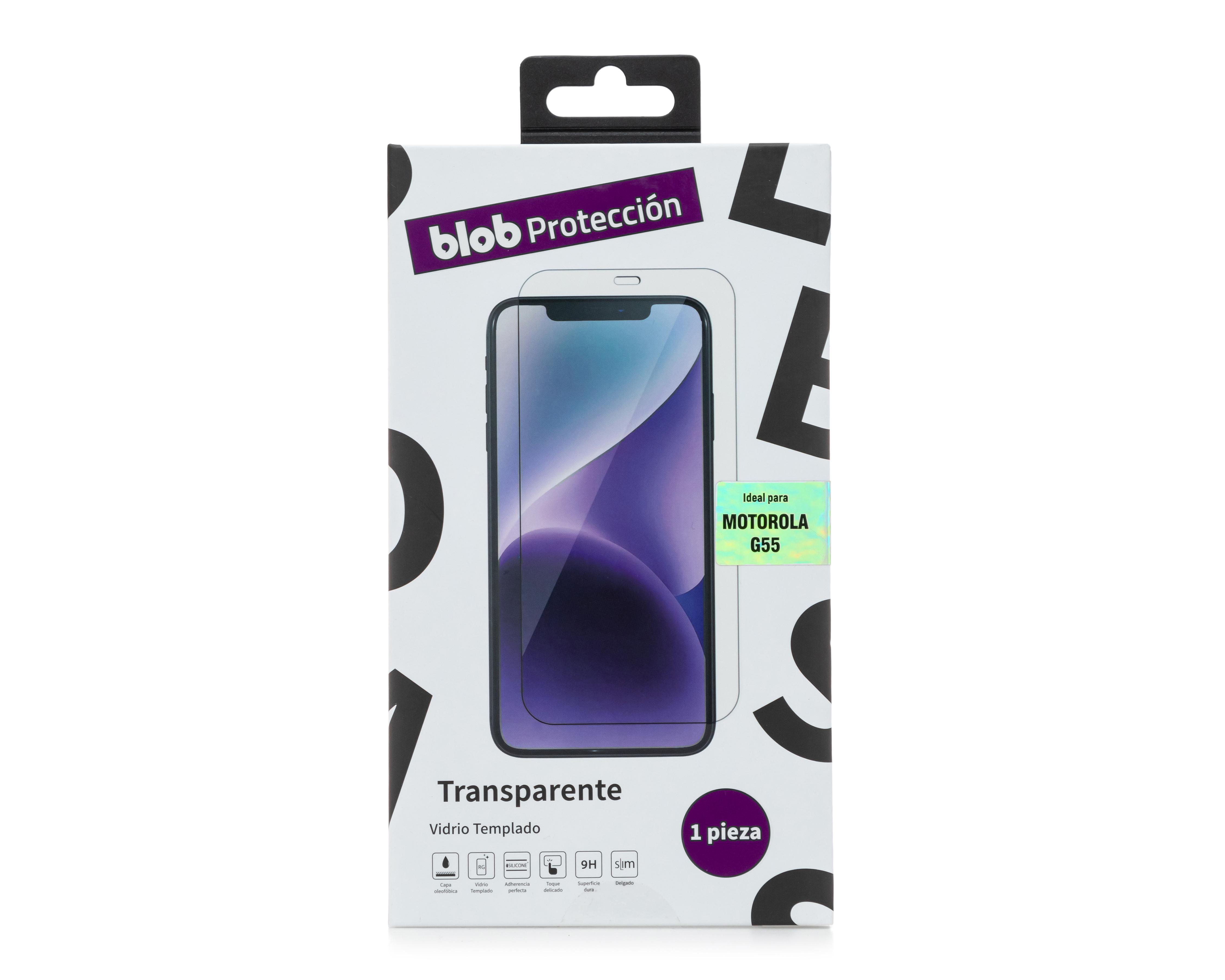 Foto 1 | Protector de Pantalla de Vidrio Templado Blob para Motorola G55