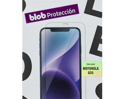 Foto 3 | Protector de Pantalla de Vidrio Templado Blob para Motorola G55