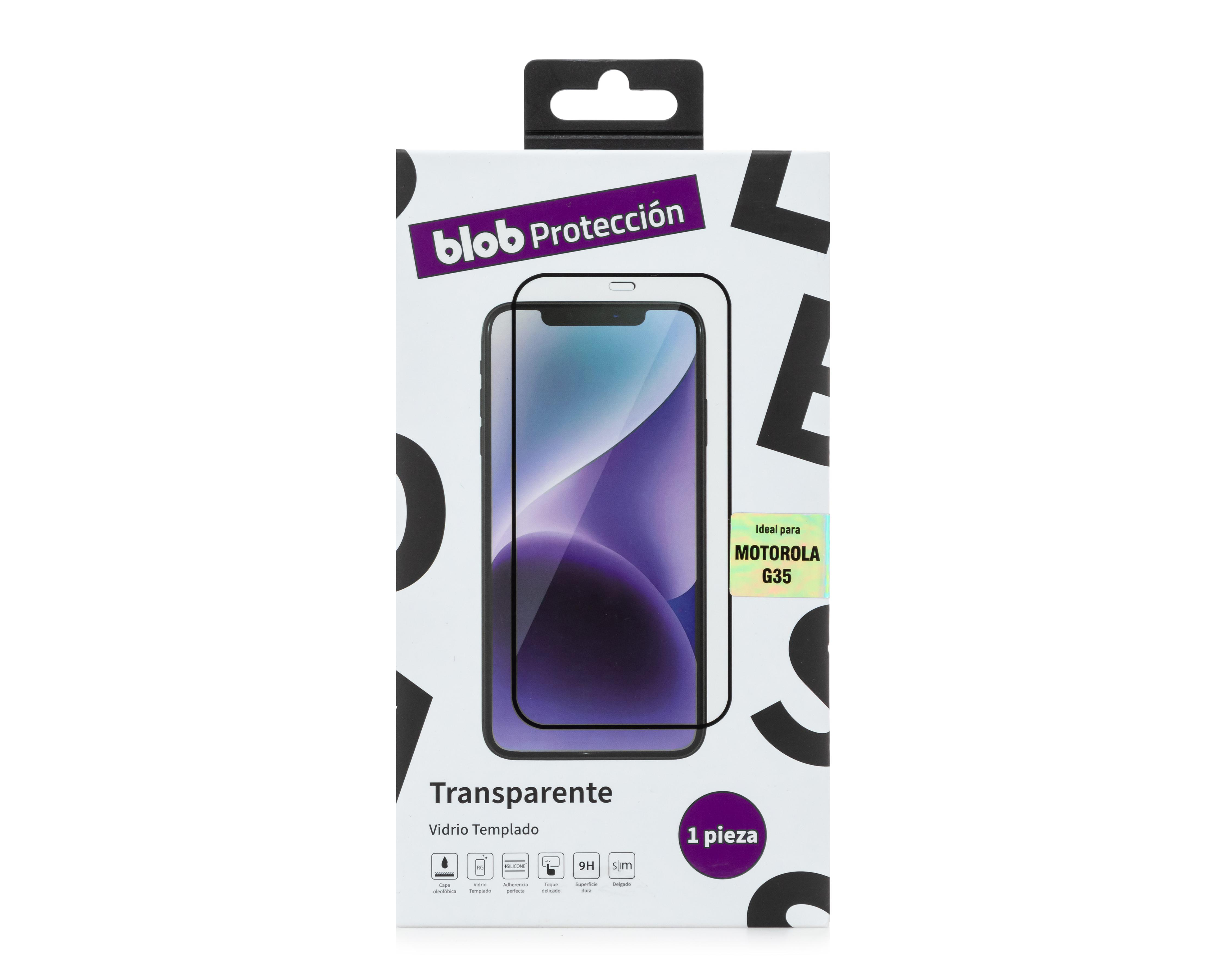 Foto 2 pulgar | Protector de Pantalla de Vidrio Templado Blob para Motorola G35