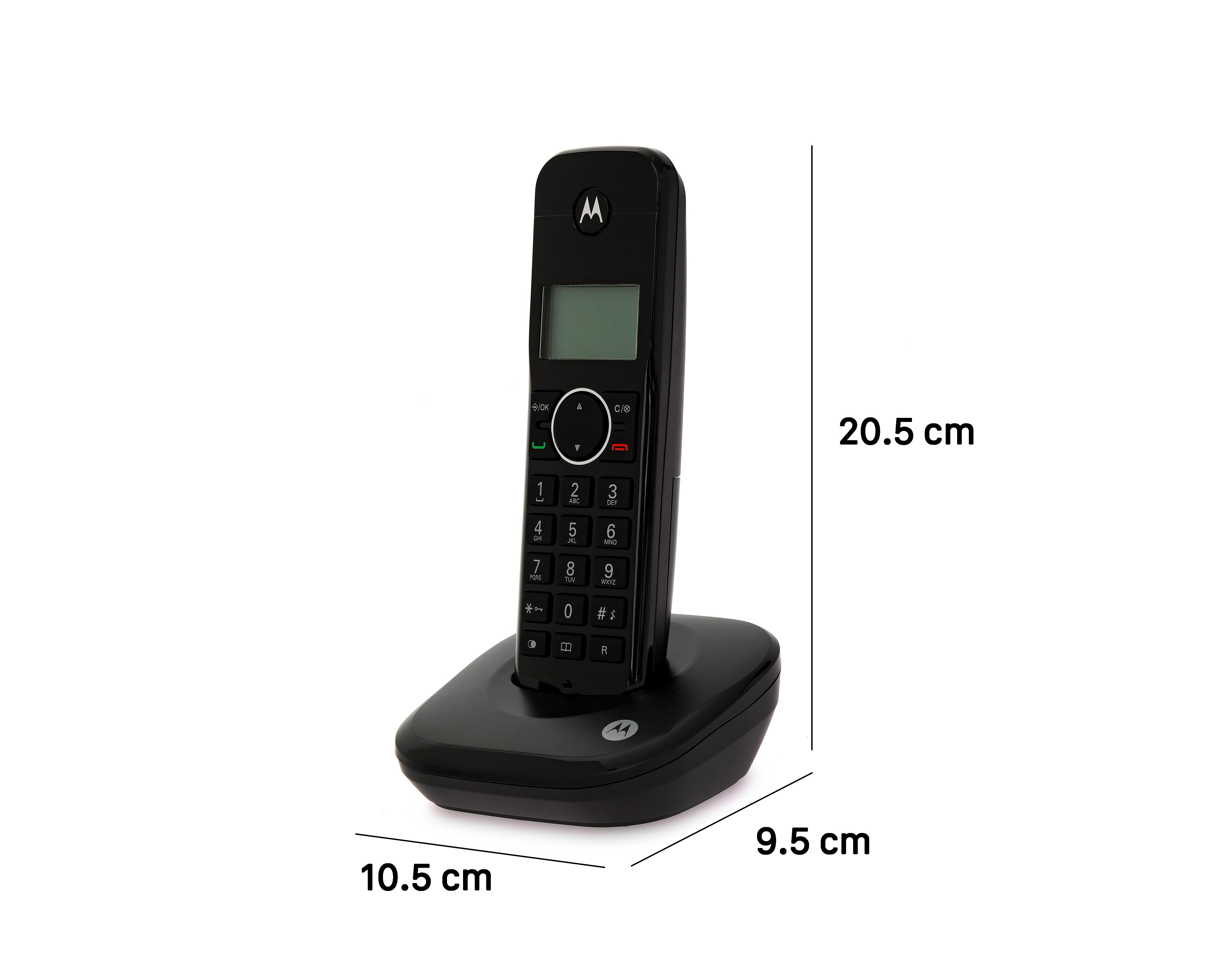 Foto 6 | Teléfono Inalámbrico Motorola MOTO500ID Negro