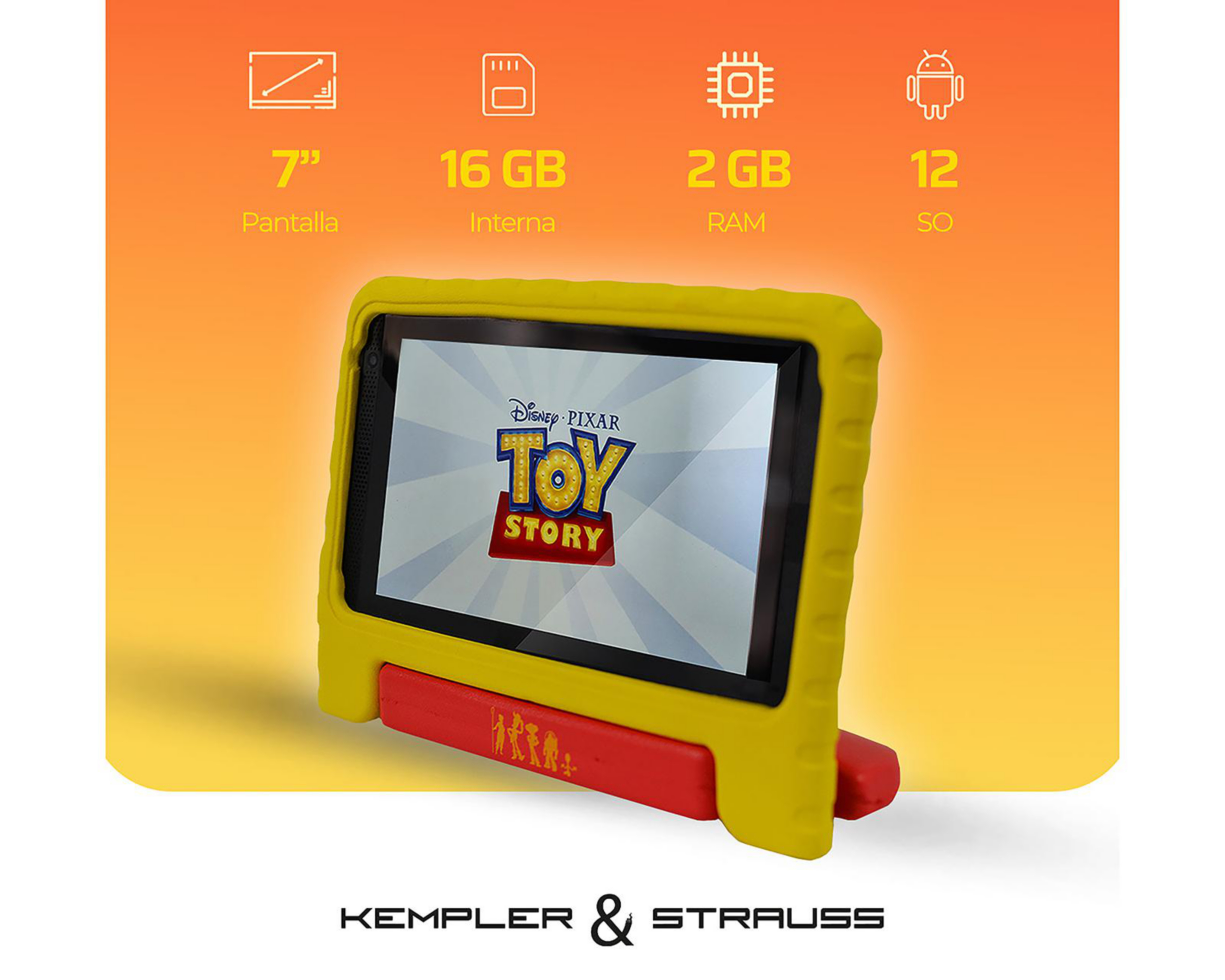 Foto 5 pulgar | Tablet Kempler & Strauss Toy Story 7 Pulgadas 32 GB 4 GB