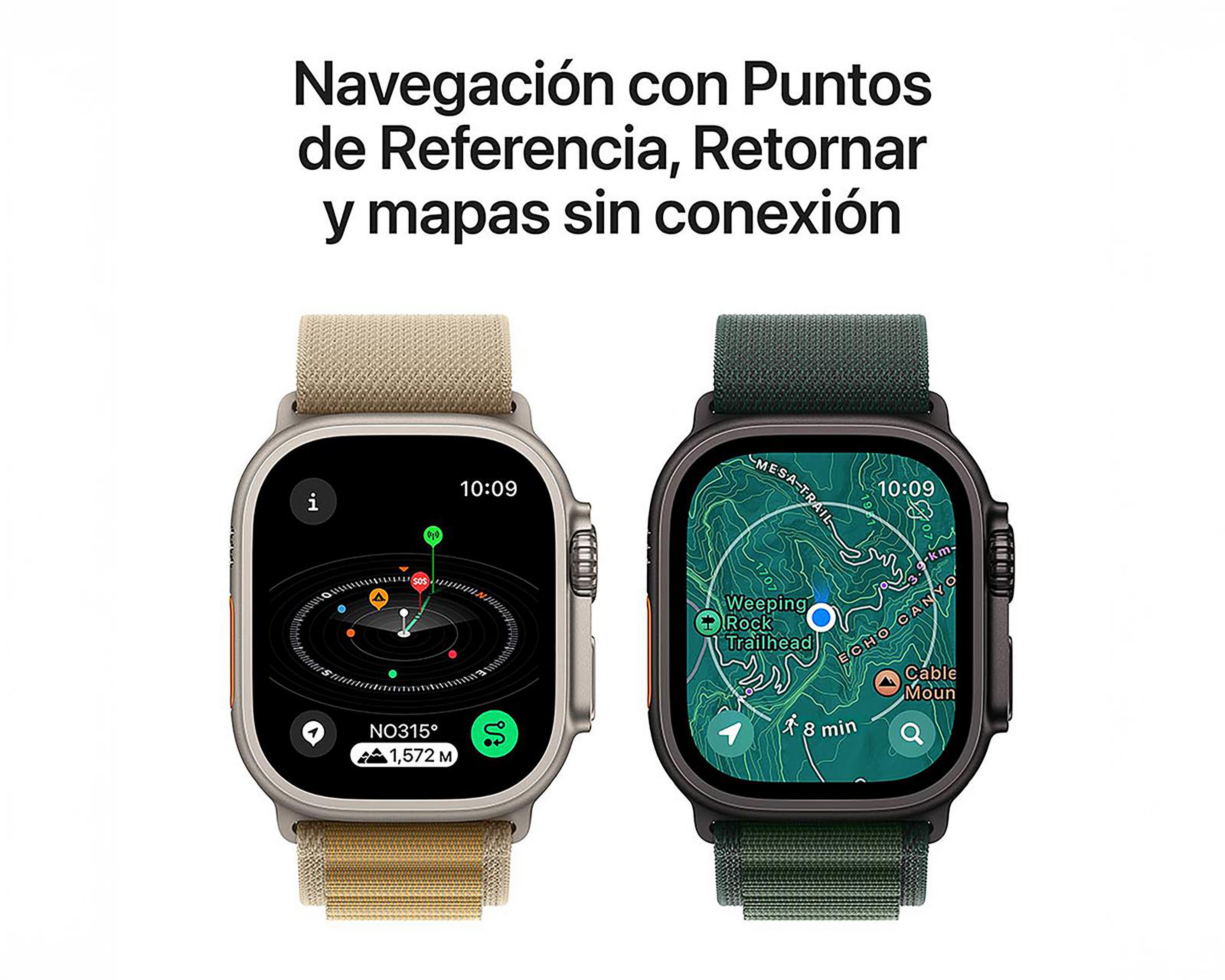 Foto 7 pulgar | Apple Watch Ultra 2 49 mm Titanio Natural