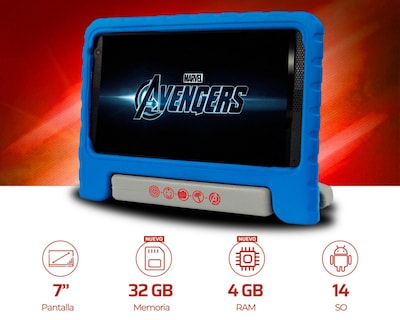 Foto 2 | Tablet Kempler & Strauss Avengers 7 Pulgadas 32 GB 4 GB