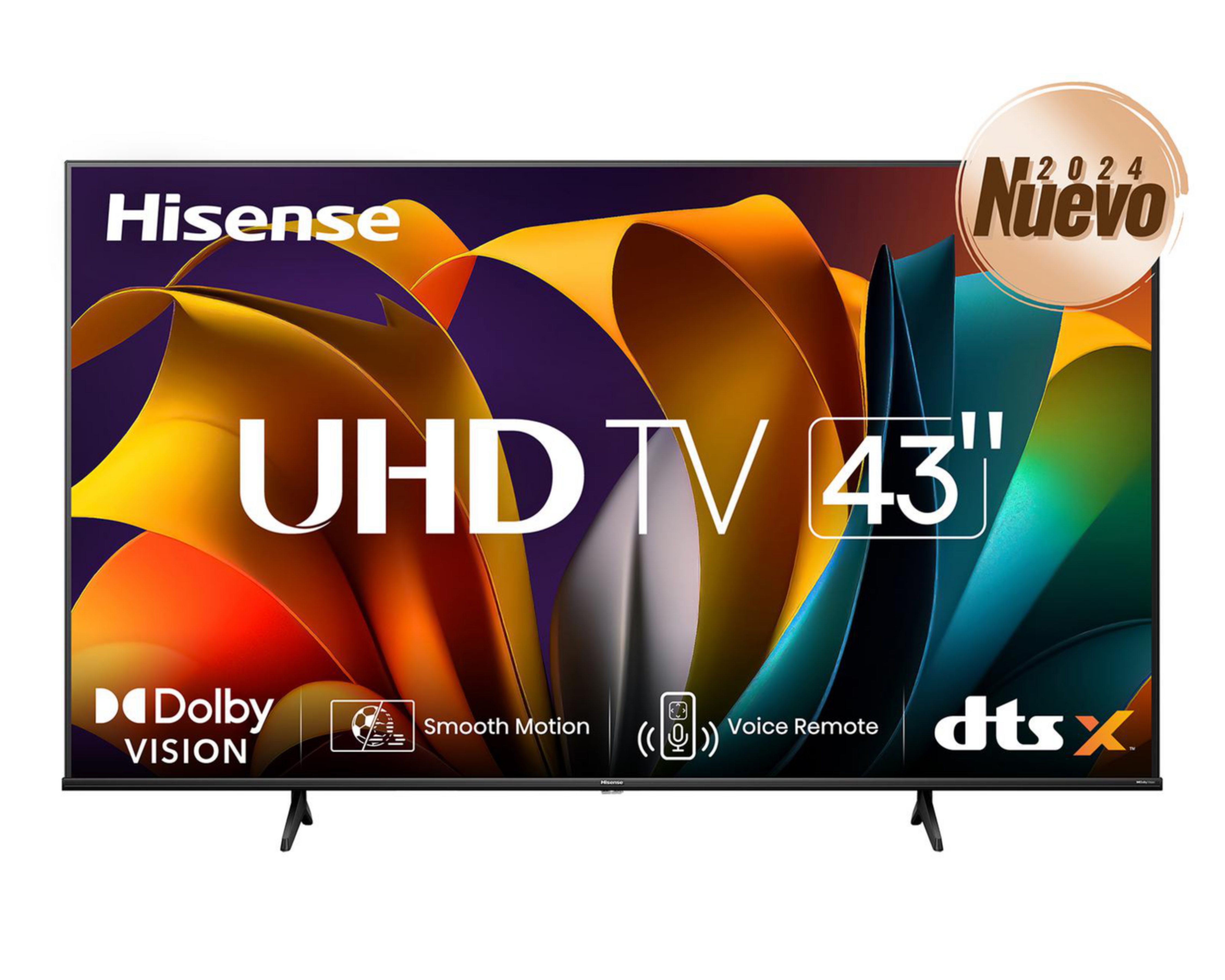 Foto 2 pulgar | Pantalla Smart TV Hisense LED 43 Pulgadas UHD 4K 43A6N