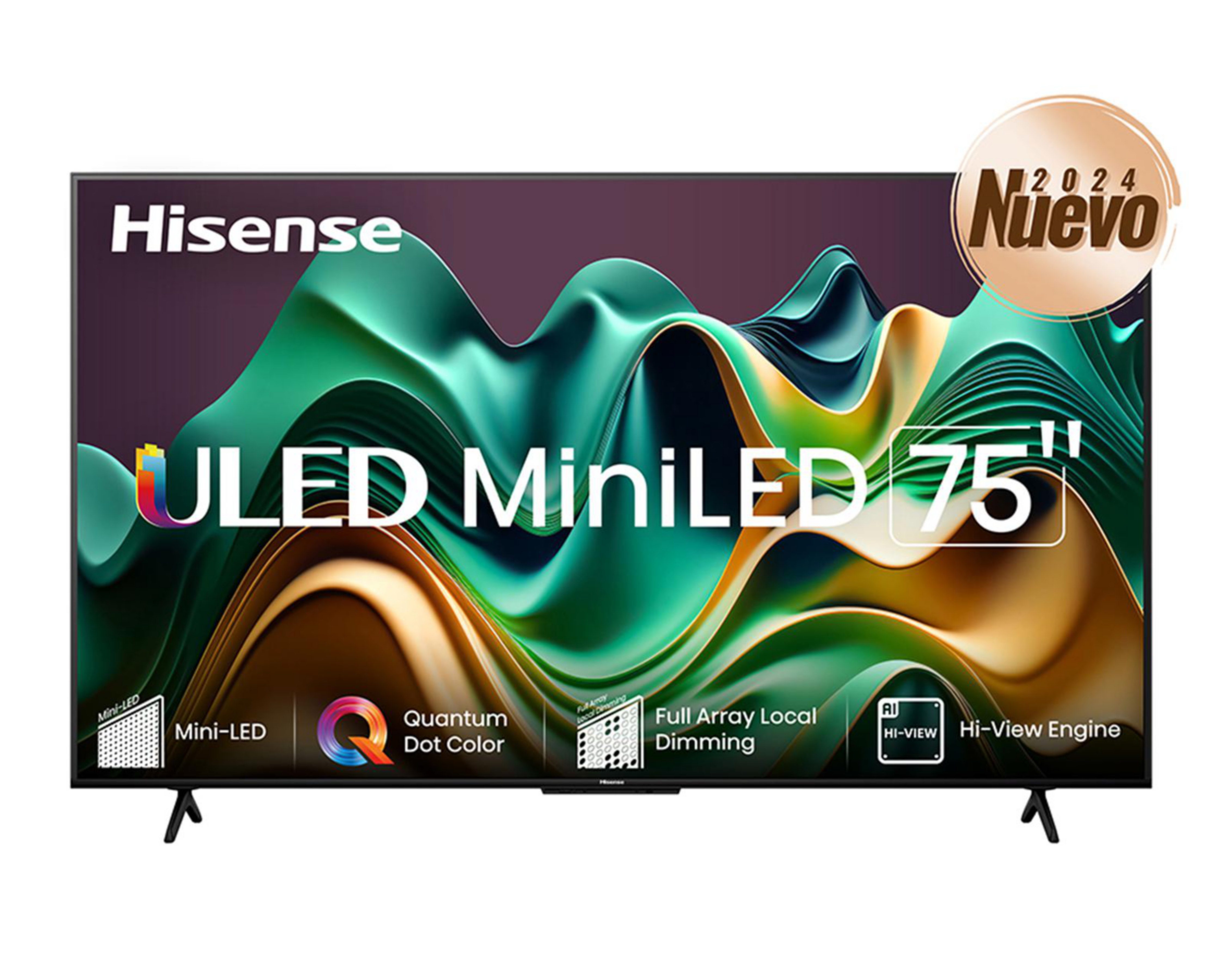 Foto 2 pulgar | Pantalla Smart TV Hisense ULED MiniLED 75 Pulgadas  UHD 4K 75U6N