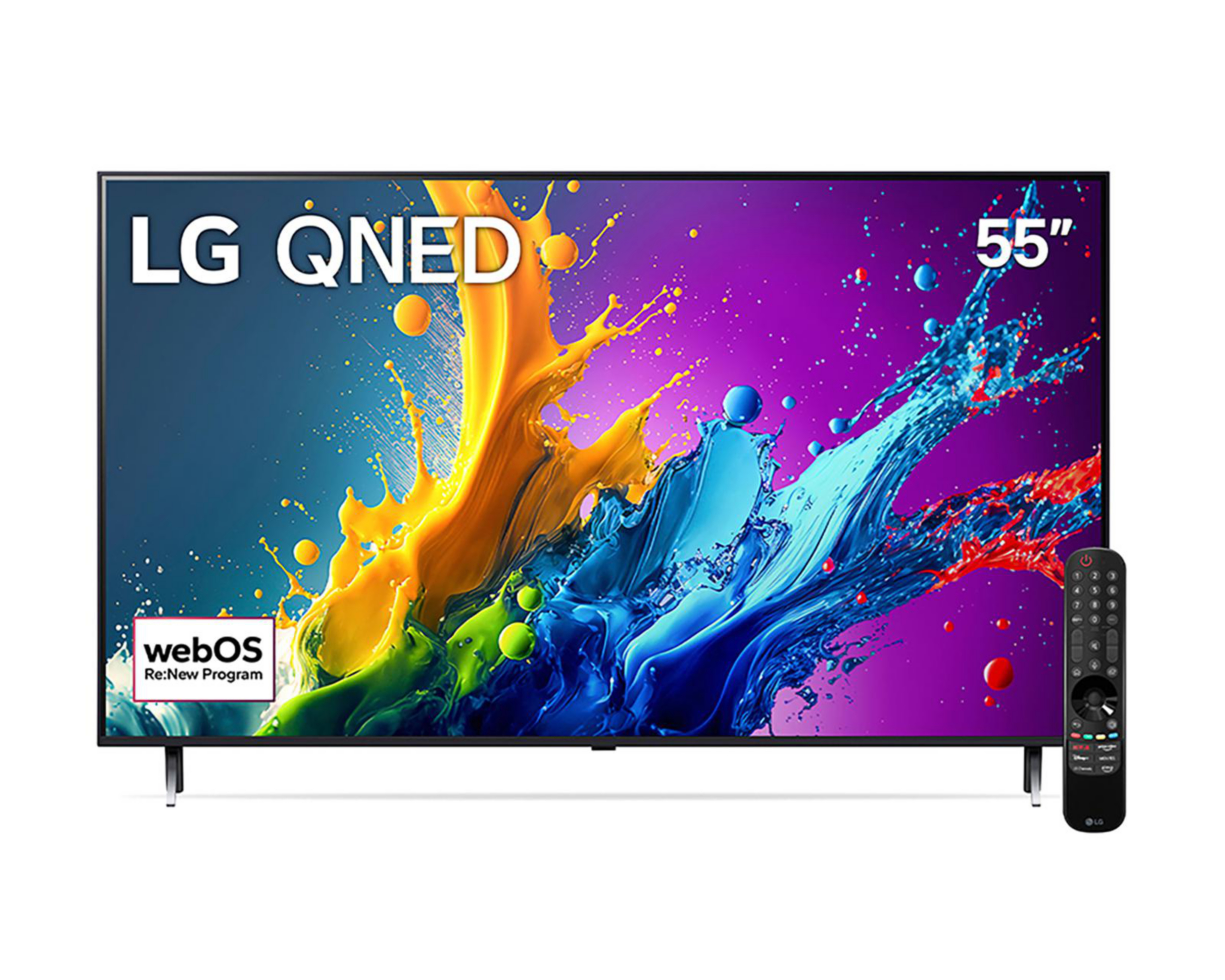 Pantalla Smart TV LG QNED 55 Pulgadas Ultra HD 4K 55QNED80 $13,999