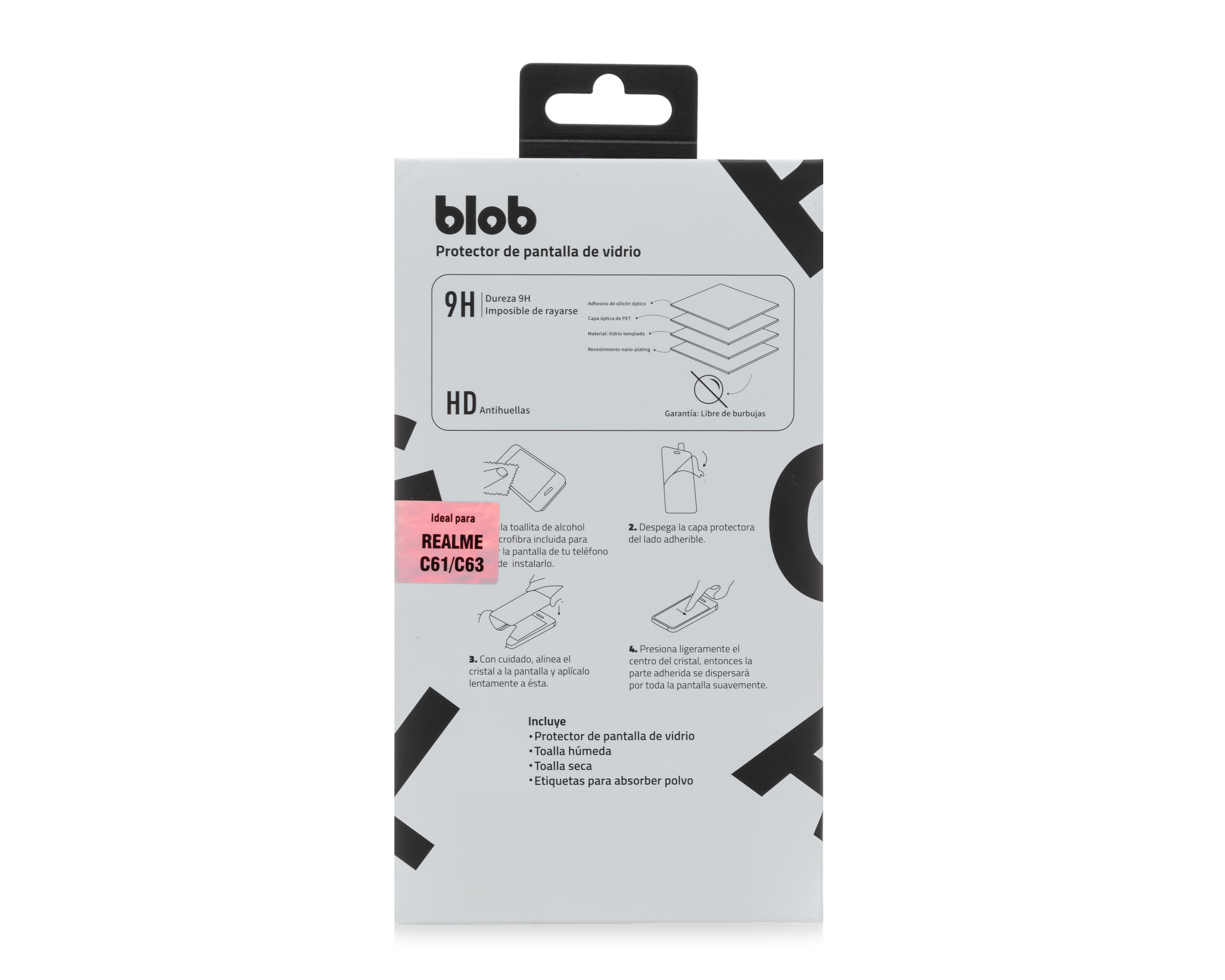 Foto 3 pulgar | Protector de Pantalla de Privacidad Blob para Realme C61 y C63