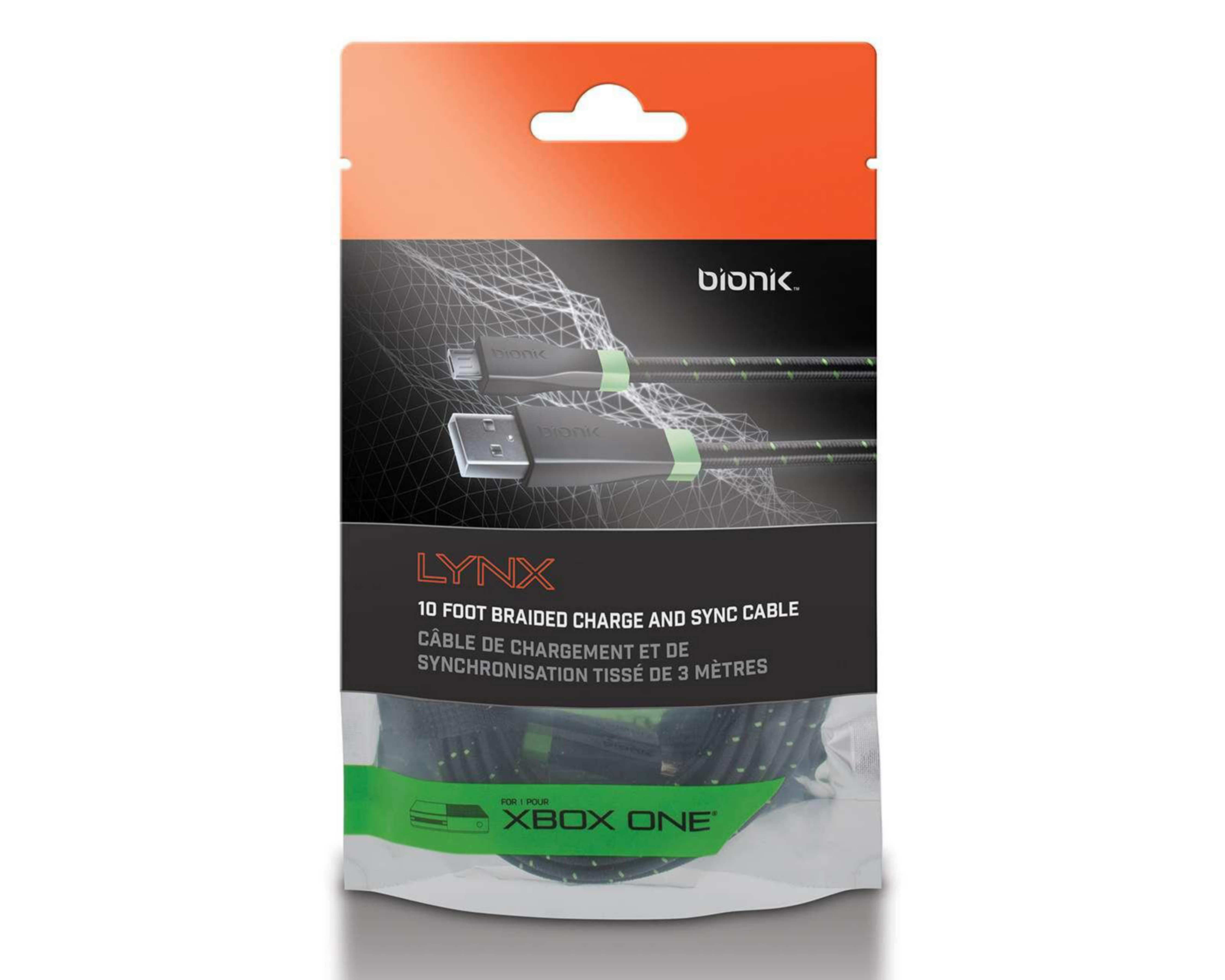 Foto 7 pulgar | Cable Cargador USB a MicroUSB Bionik para Xbox One