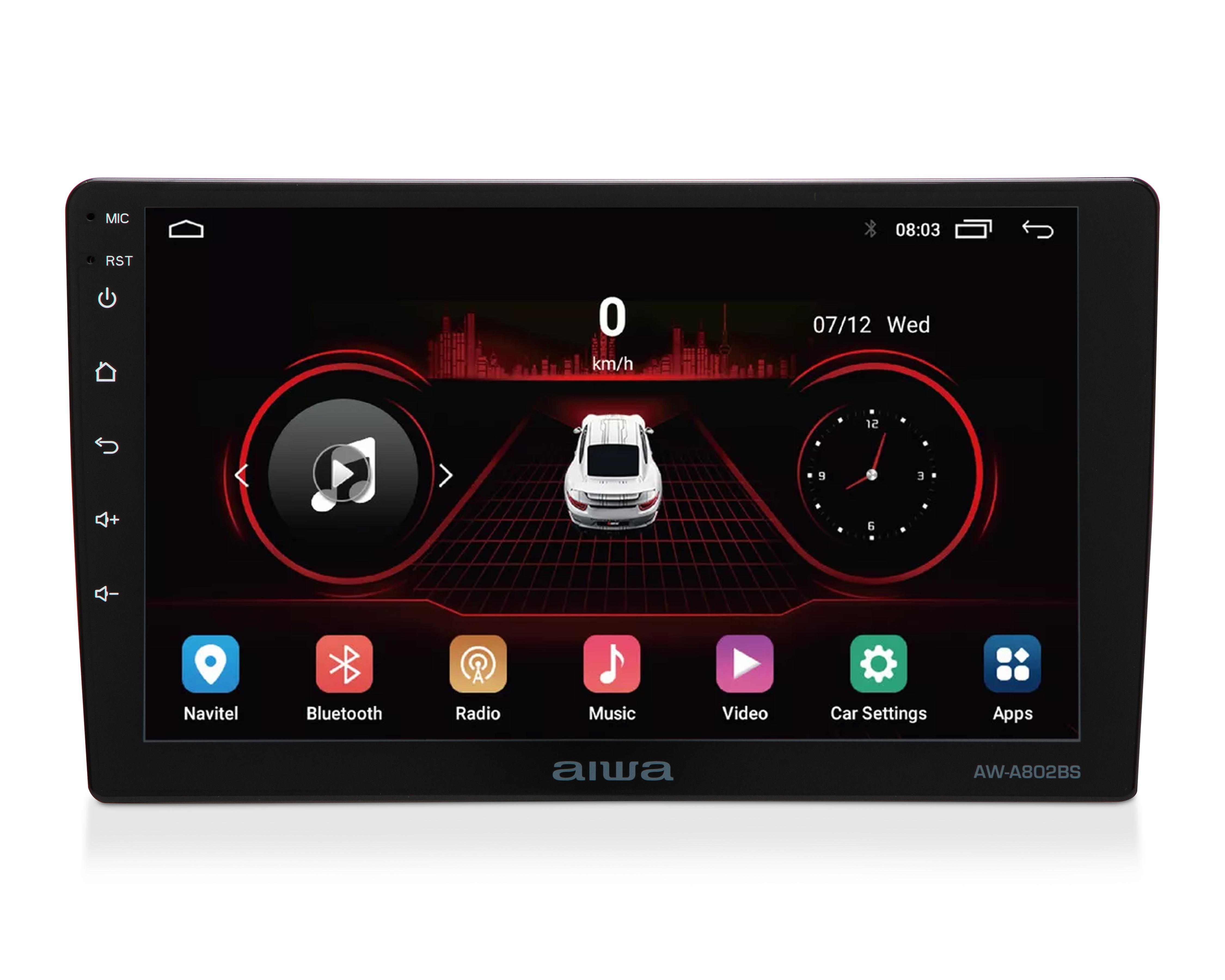 Foto 2 | Autoestéreo Aiwa AW-A802BS Bluetooth con Pantalla