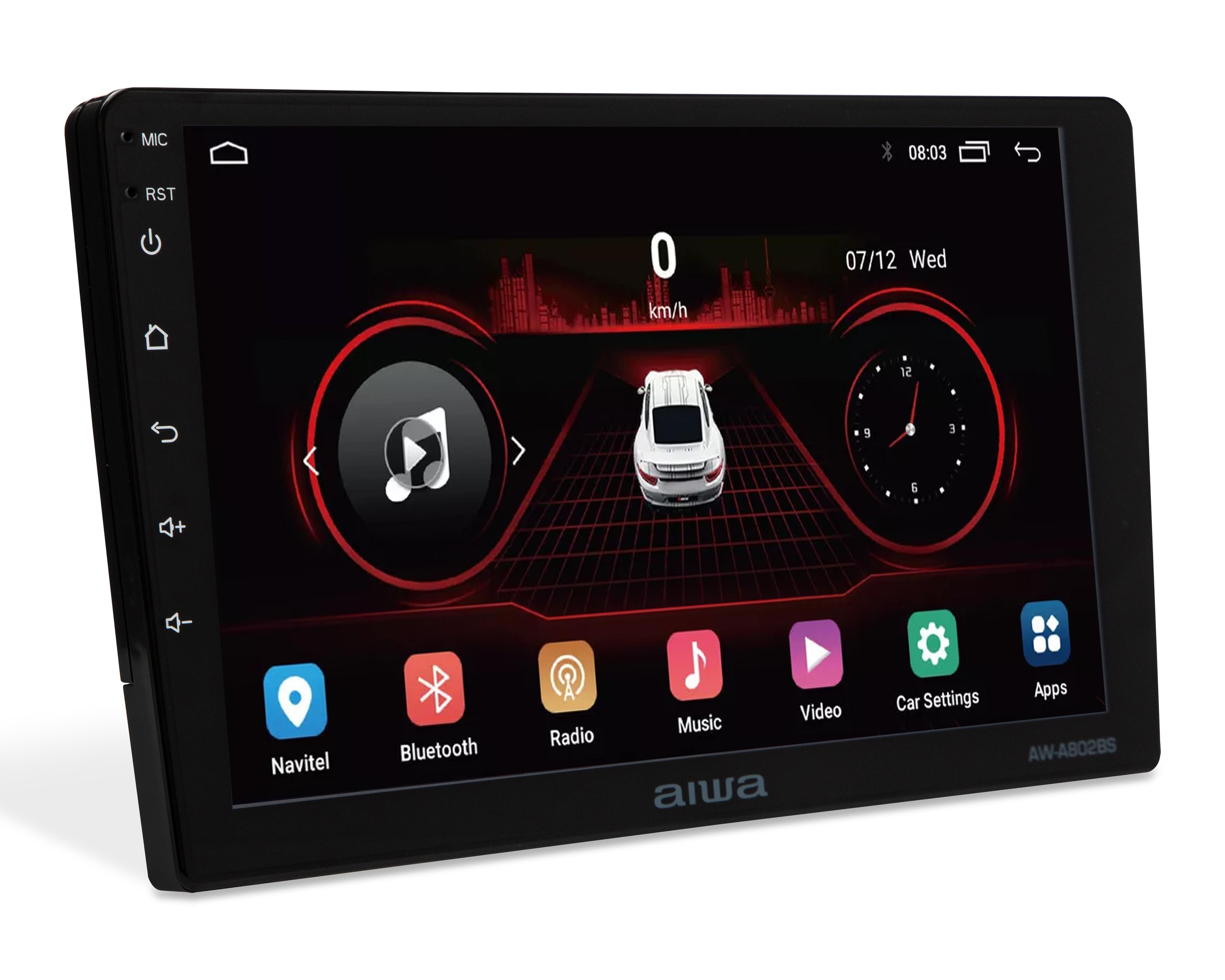 Foto 4 pulgar | Autoestéreo Aiwa AW-A802BS Bluetooth con Pantalla