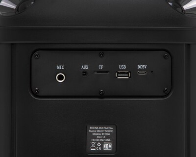 Foto 6 | Bocina Bluetooth Select Sound BT2108 3,500 W con Luces