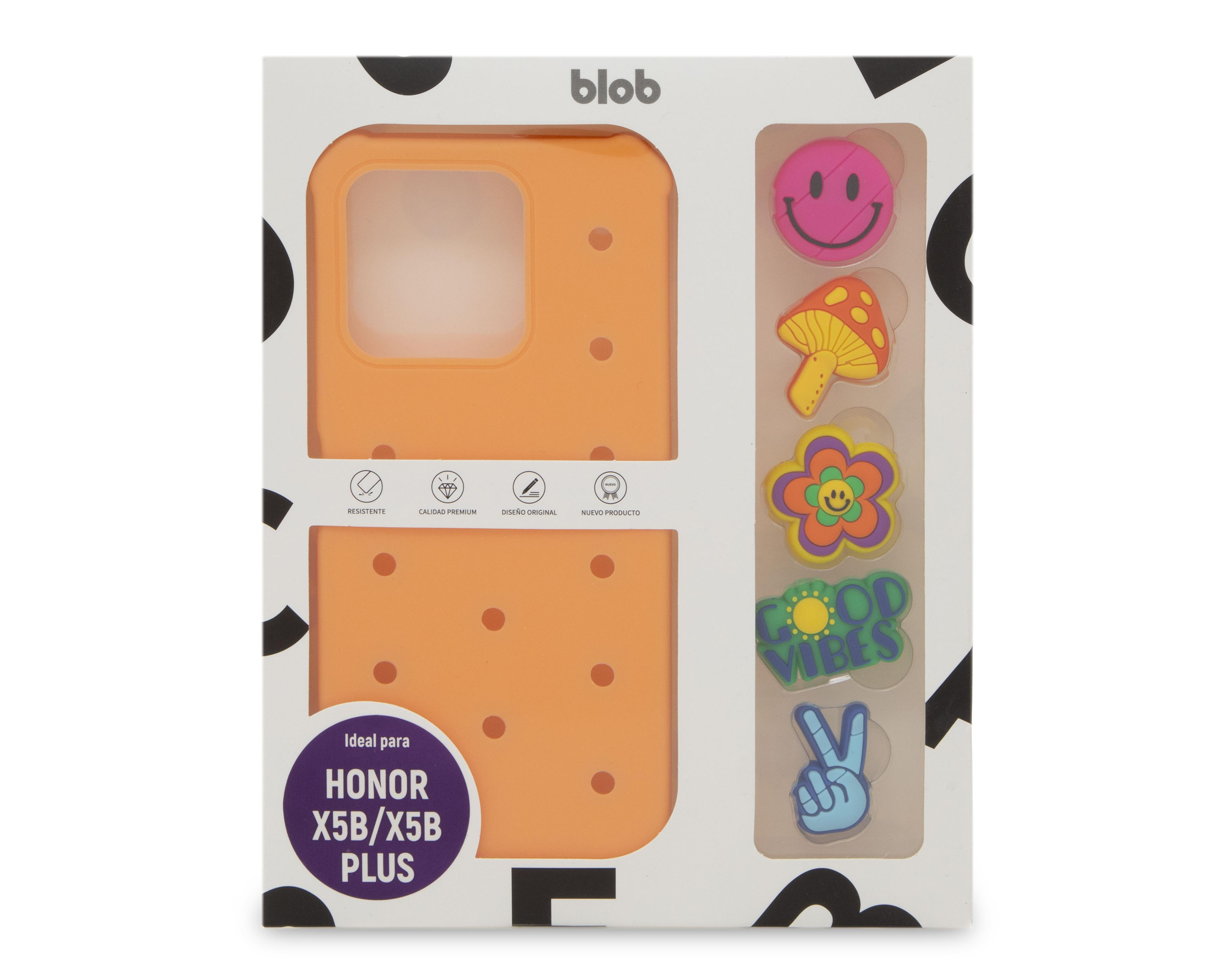 Funda de Policarbonato con Pines Blob para Honor X5B / X5B Plus