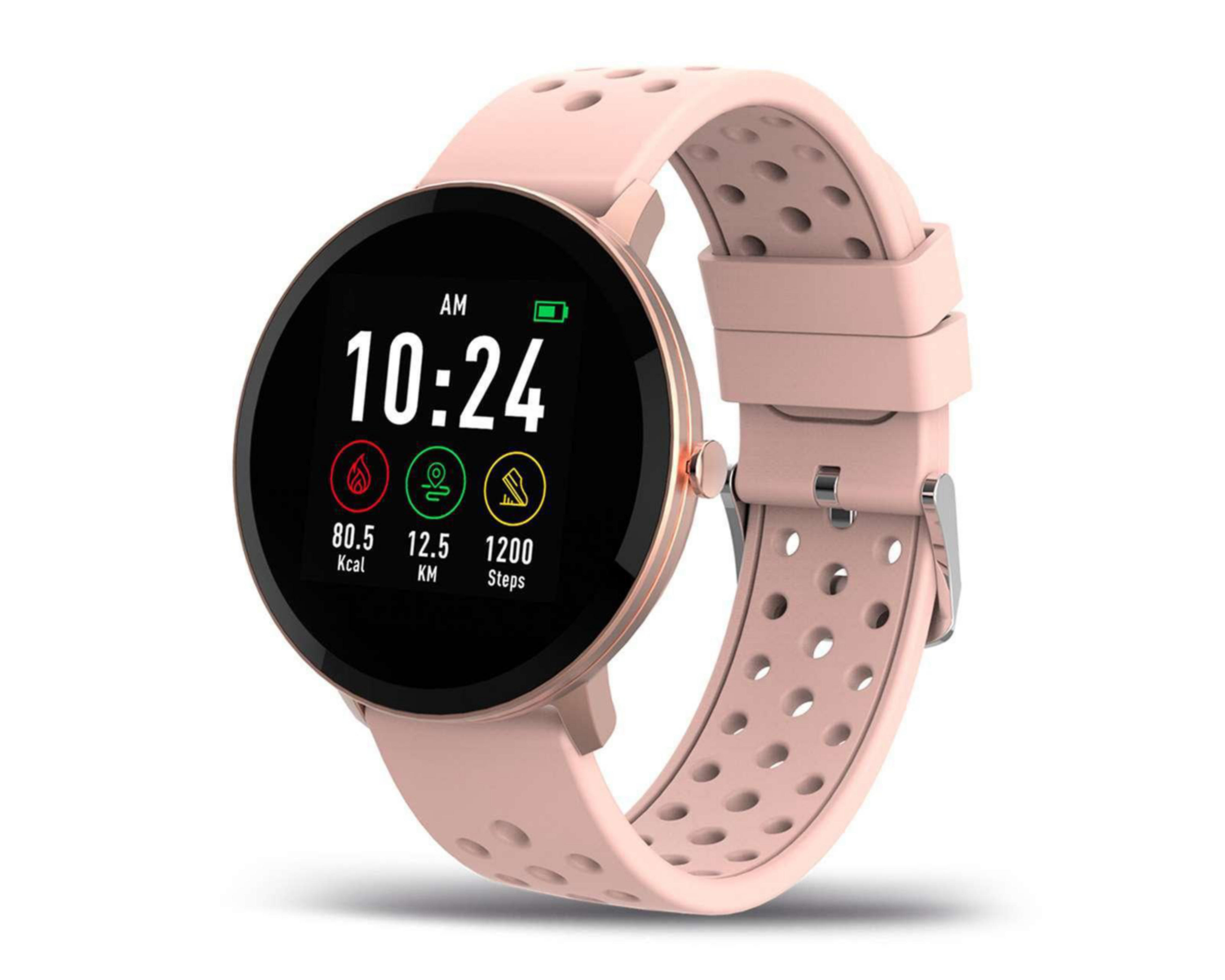 Foto 3 pulgar | Smartwatch STF Kronos Sport Rosa