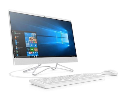 Foto 3 | Computadora de Escritorio + Monitor HP All-in-One 24-f101la 23.8" AMD Ryzen 3 6 GB RAM 1 TB Sata Blanca