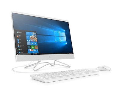 Foto 5 | Computadora de Escritorio + Monitor HP All-in-One 24-f101la 23.8" AMD Ryzen 3 6 GB RAM 1 TB Sata Blanca