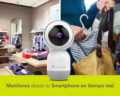 Foto 6 | Cámara de Seguridad Inteligente Lloyd's LC-1220 Blanco
