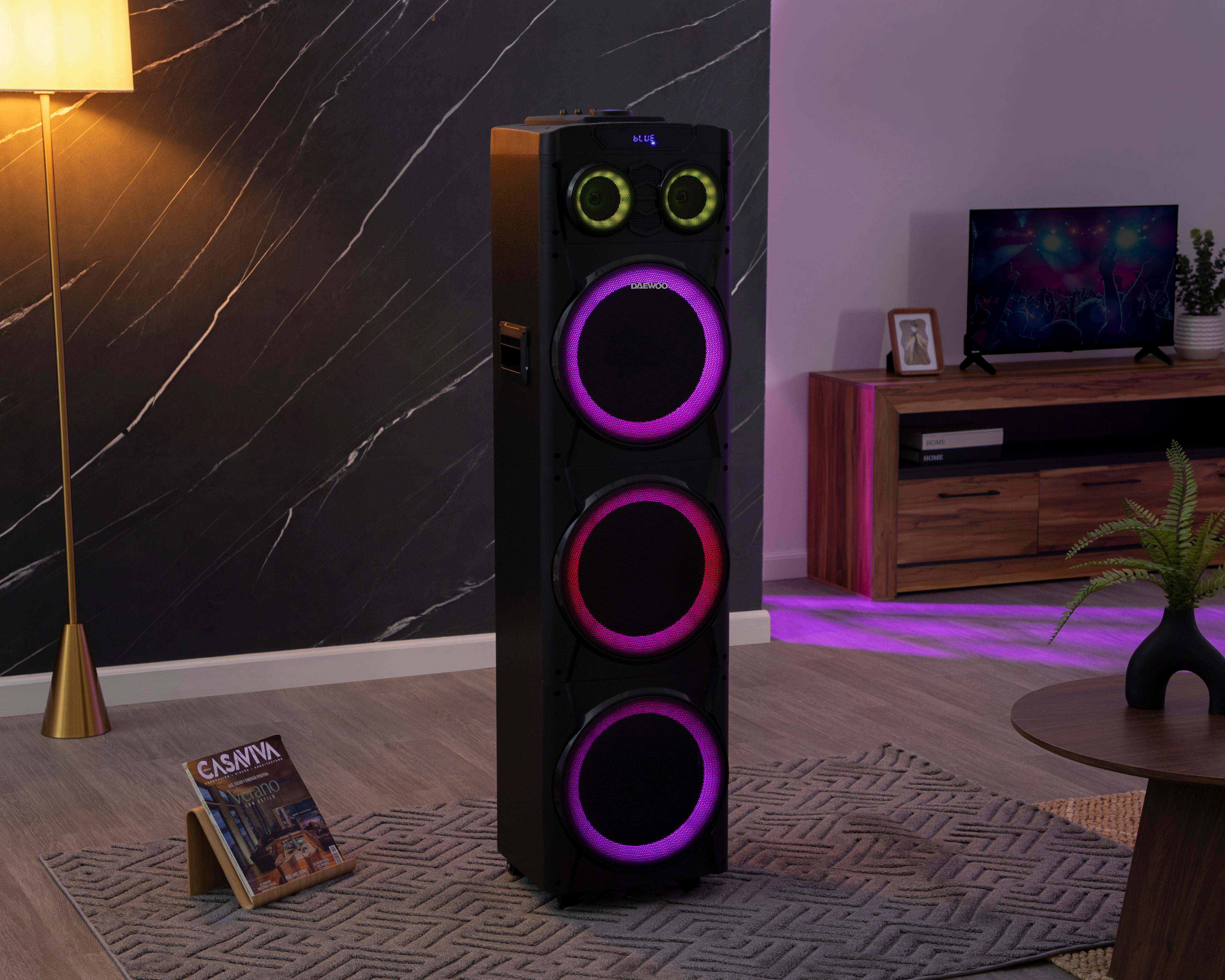 Foto 7 pulgar | Bocina Bluetooth Daewoo DW2022 100 W Torre de Sonido