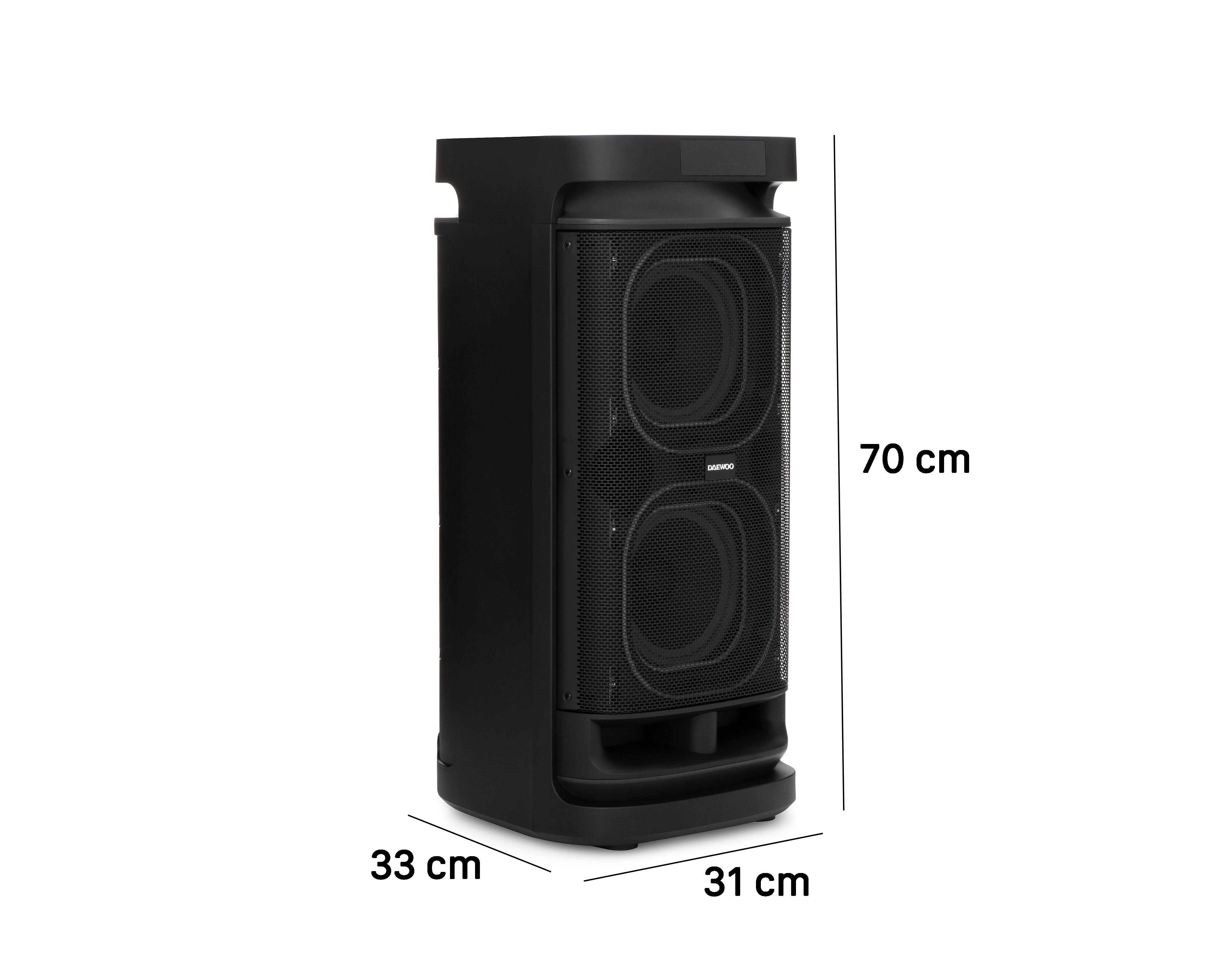 Foto 10 pulgar | Bocina Bluetooth Daewoo Thunder X DW2028 80000 W con Luces