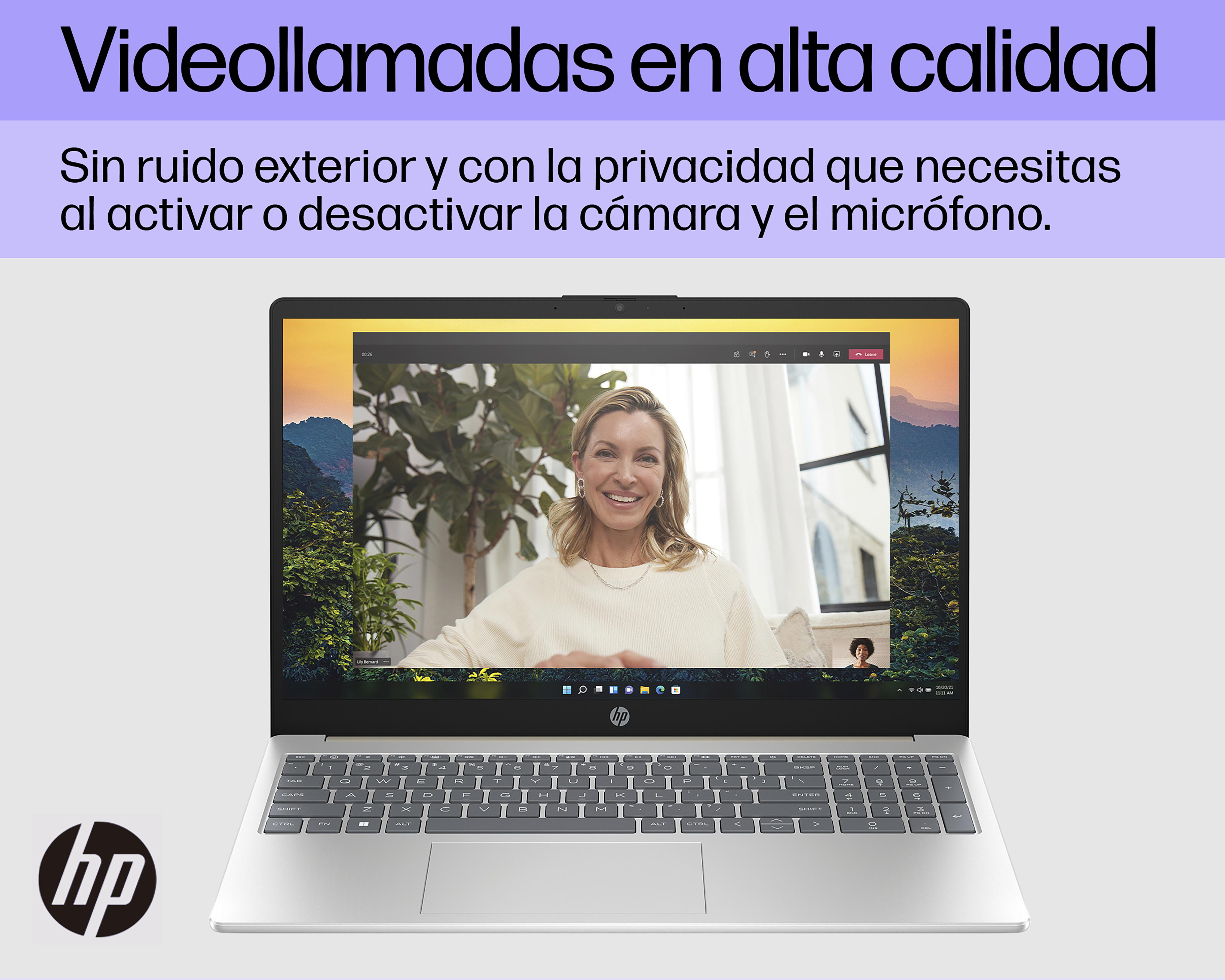 Foto 5 | Laptop HP 15-FD0045LA Windows 11 Home 15.6 Pulgadas Intel Core i5 8 GB RAM 512 SSD Plateada