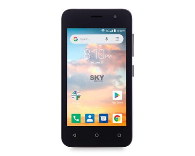 Foto 3 | Celular Sky Device Liberado Platinum B4 8 GB Plateado