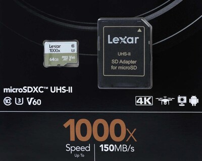 Foto 2 | Memoria MicroSD Lexar 64 GB Clase 10
