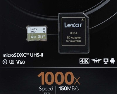 Foto 2 | Memoria MicroSD Lexar 32 GB Clase 10