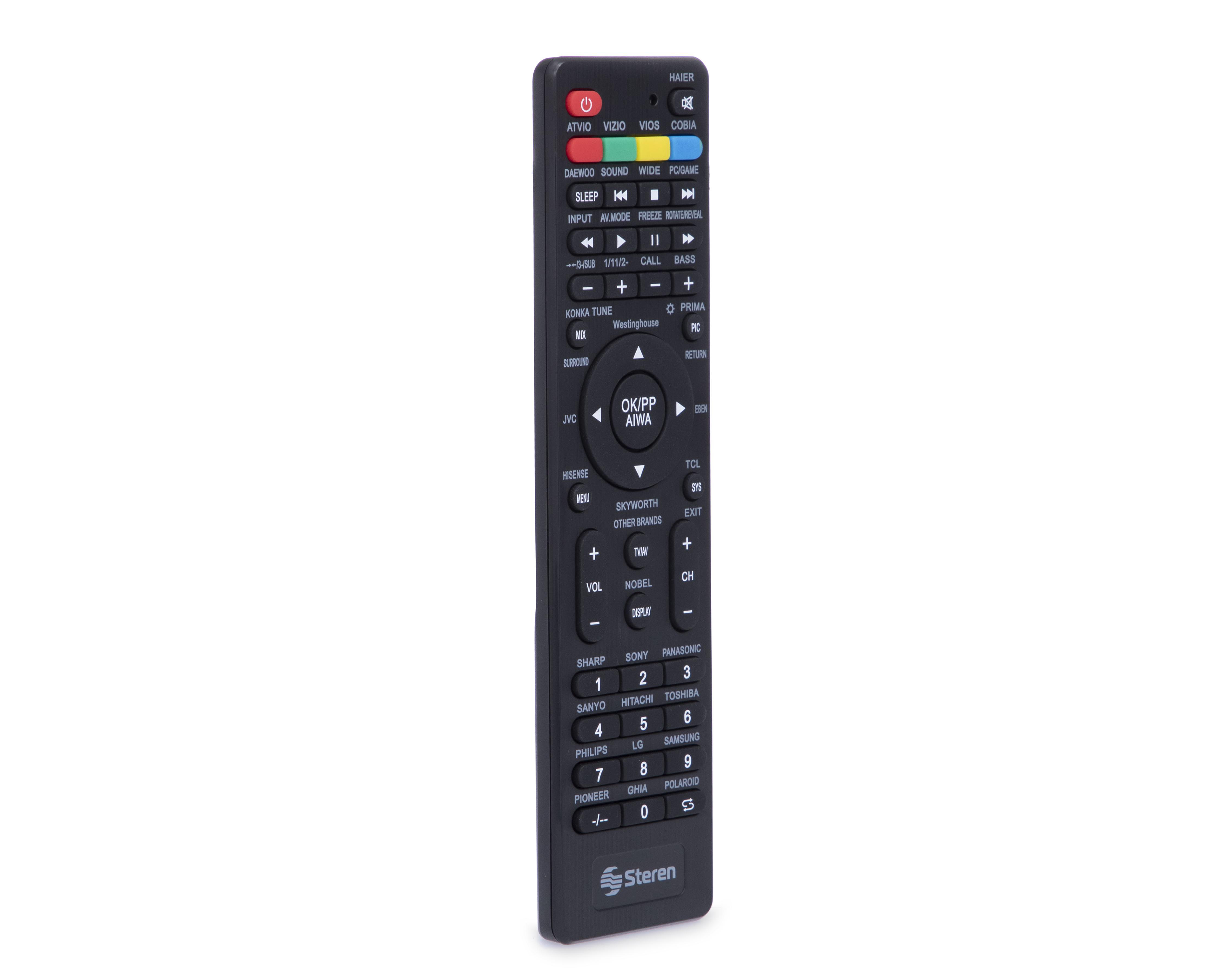 Foto 3 pulgar | Control Remoto Universal para TV Steren RM-1000