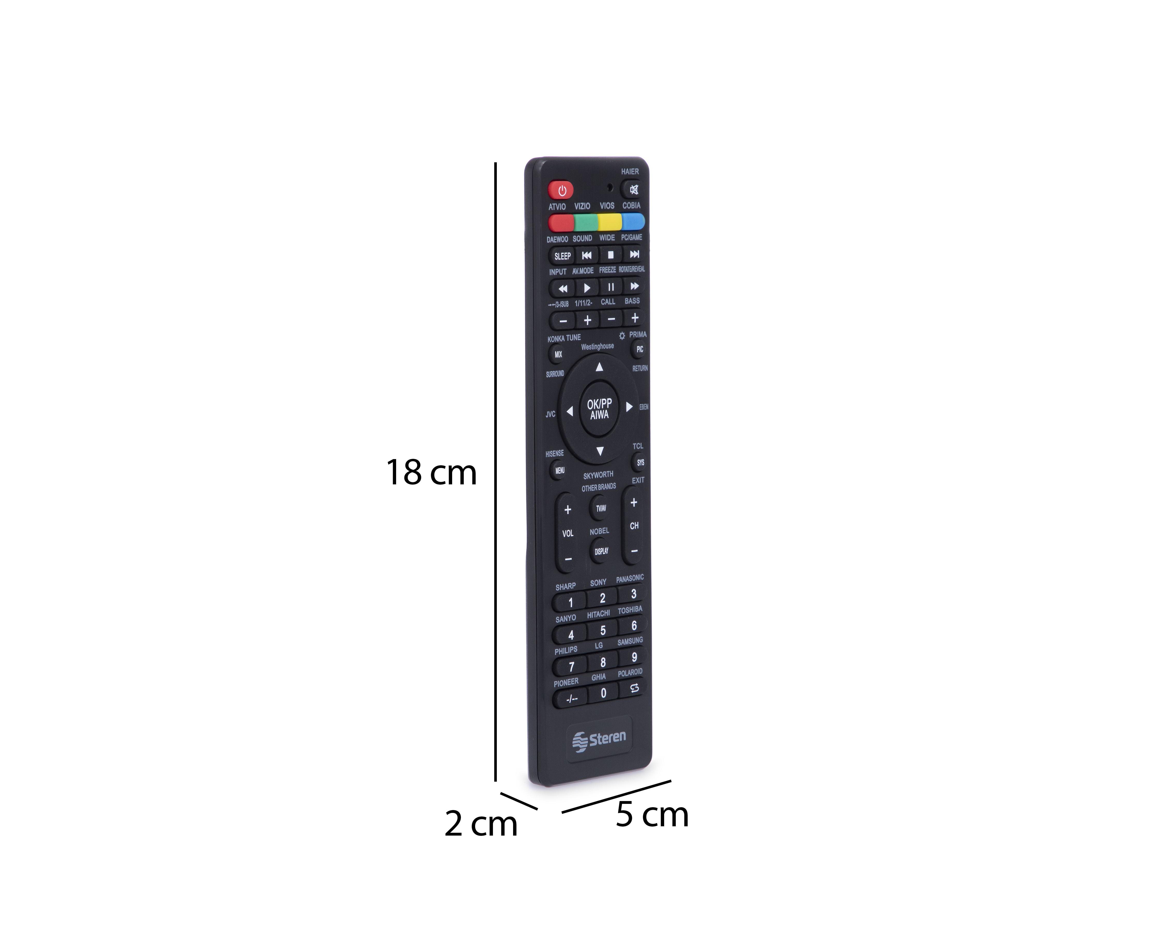 Foto 6 pulgar | Control Remoto Universal para TV Steren RM-1000