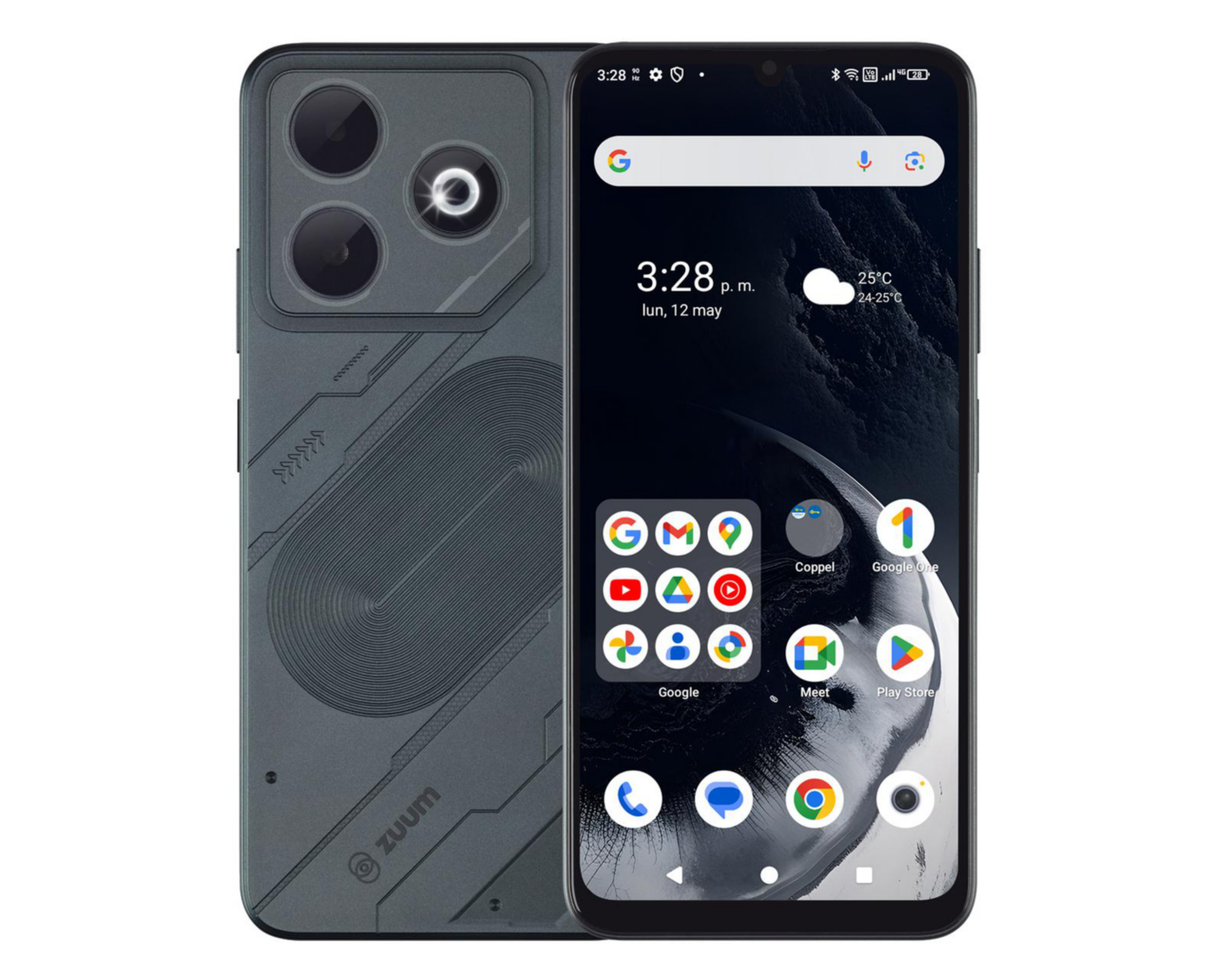 Foto 2 pulgar | Celular Zuum Aura Z3 Liberado 128 GB Gris