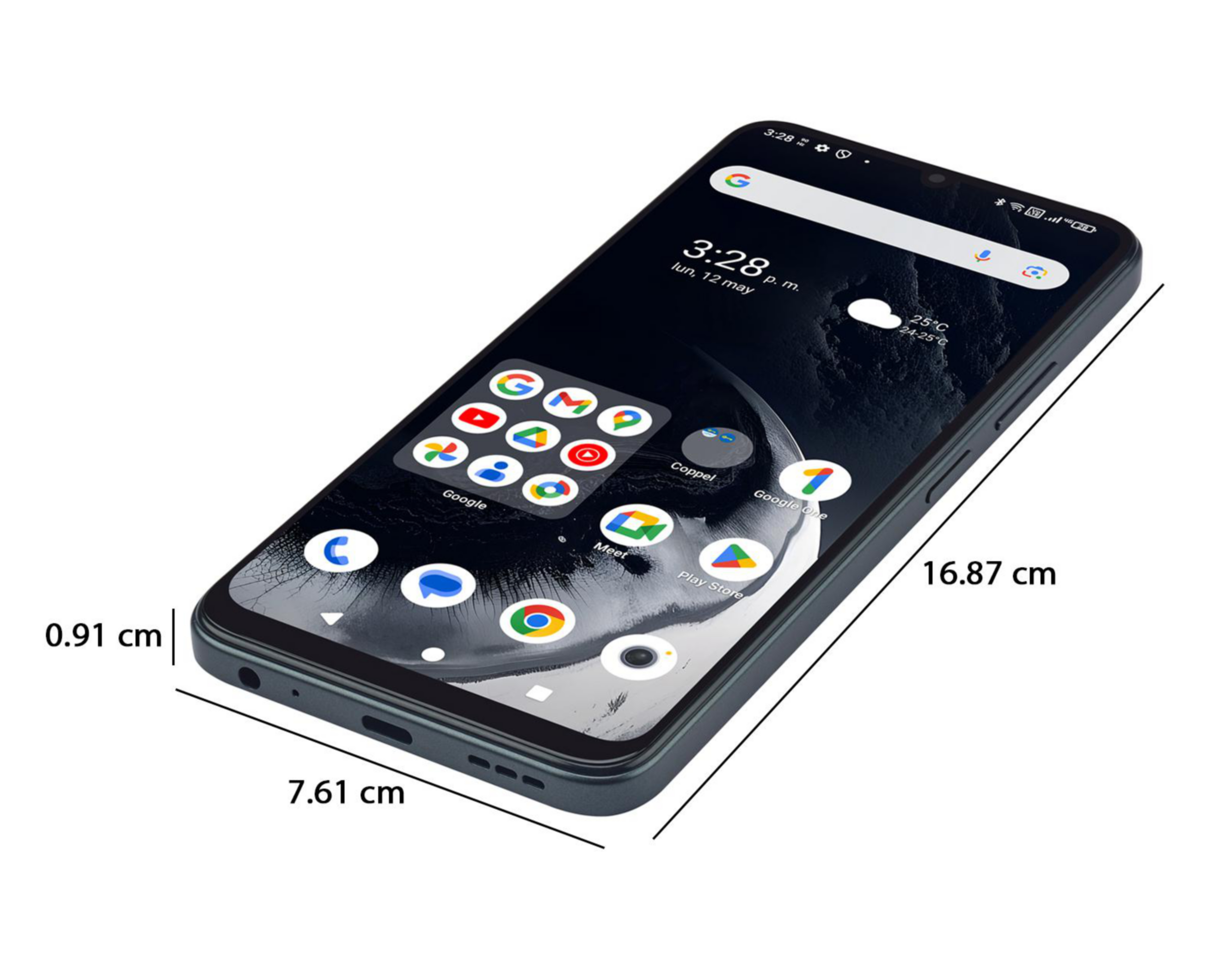 Foto 10 pulgar | Celular Zuum Aura Z3 Liberado 128 GB Gris